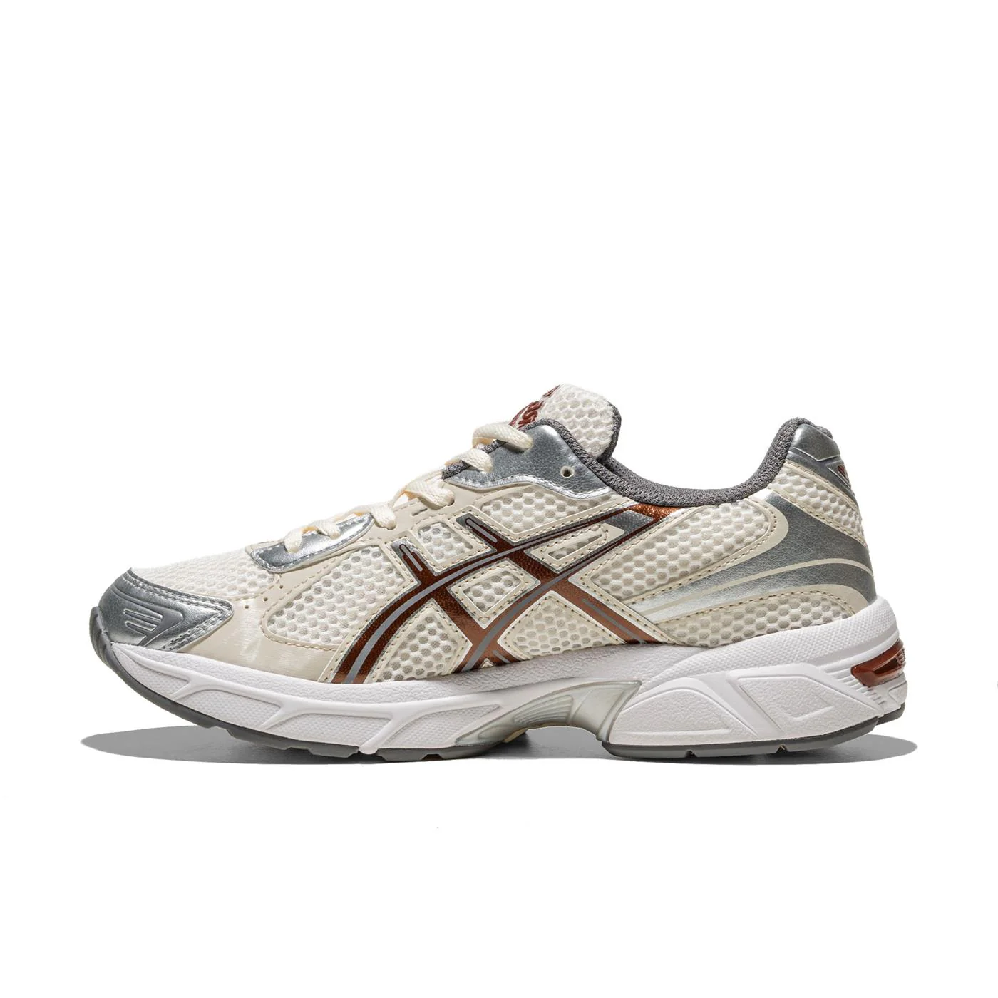 Asics Gel-1130 Cream/Reddish Brown - Image 3