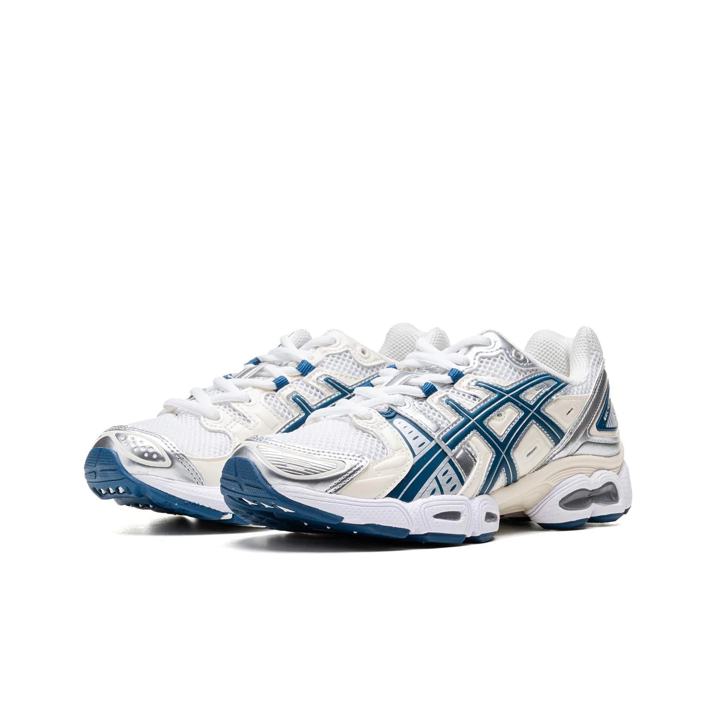 Asics Gel-Nimbus 9 White/Light Indigo - Image 3