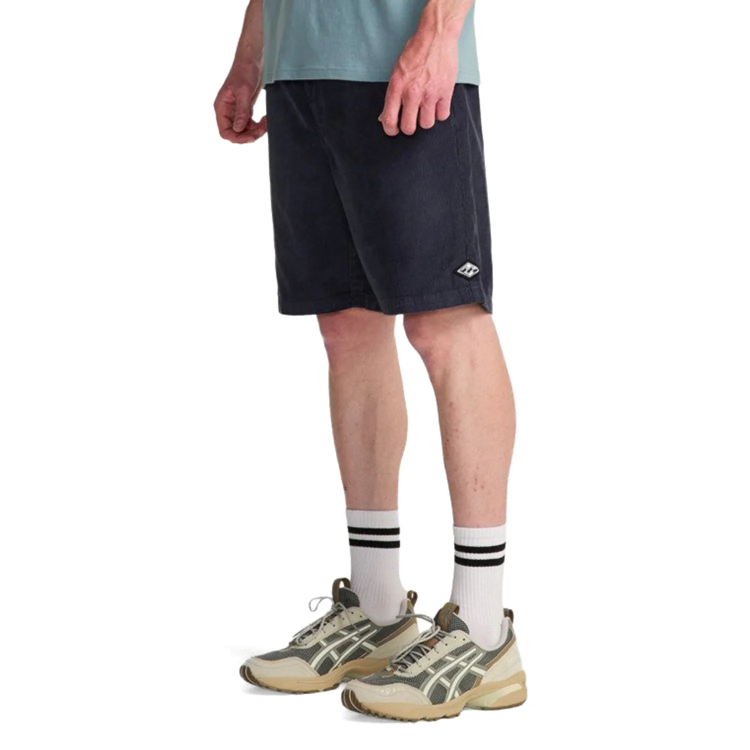 Billabong Larry Cord Walkshorts Charcoal Grey - Image 4