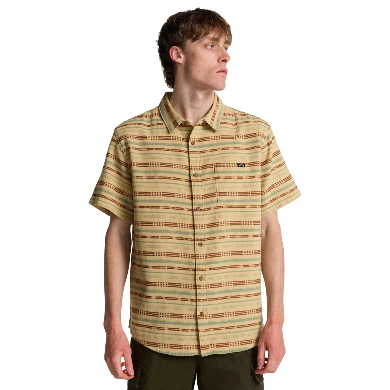 Billabong SS Sundays Jacquard Shirt Castle Rock