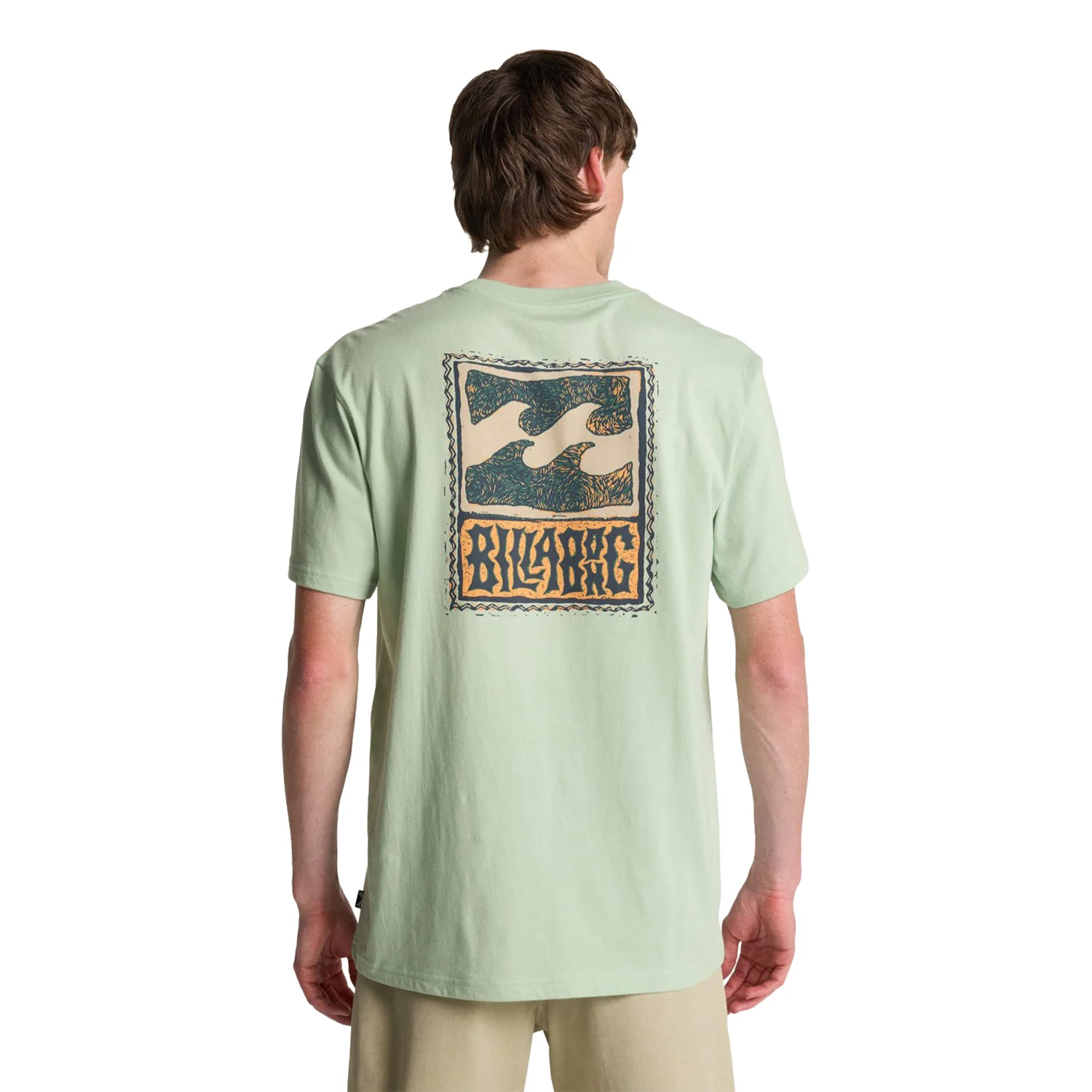 Billabong Stamp T-Shirt Vintage Green - Image 2