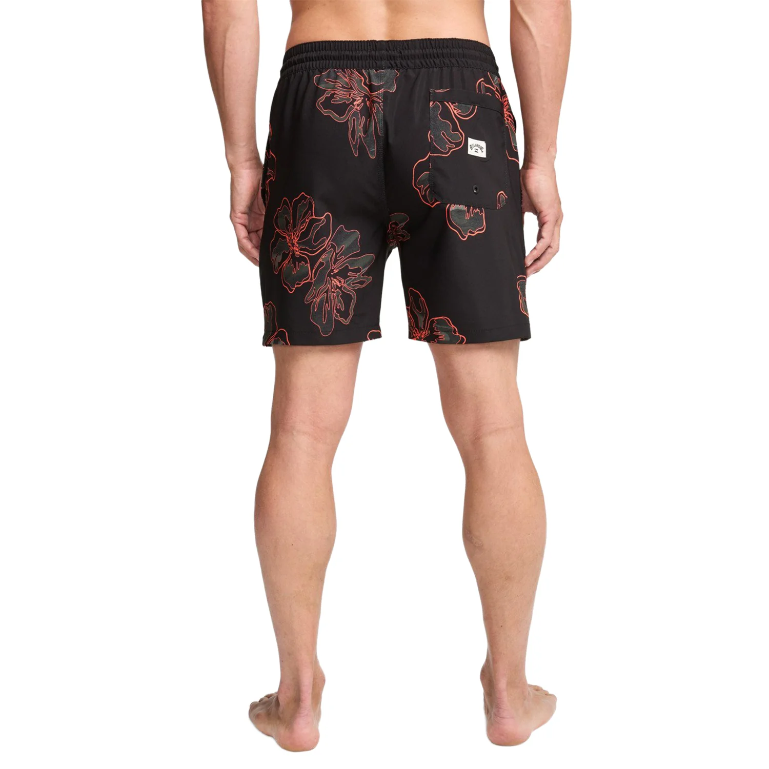 Billabong Sundays Layback 17" Short Black Print - Image 2