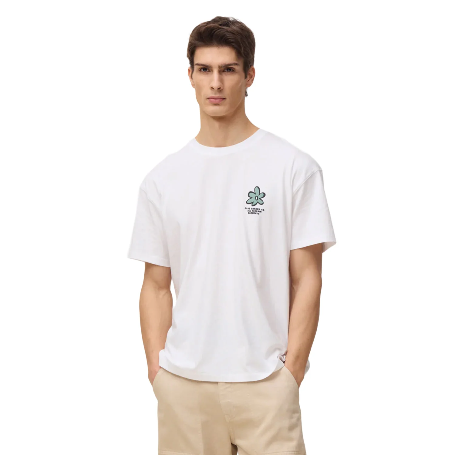 Blue Banana Grow Tee White