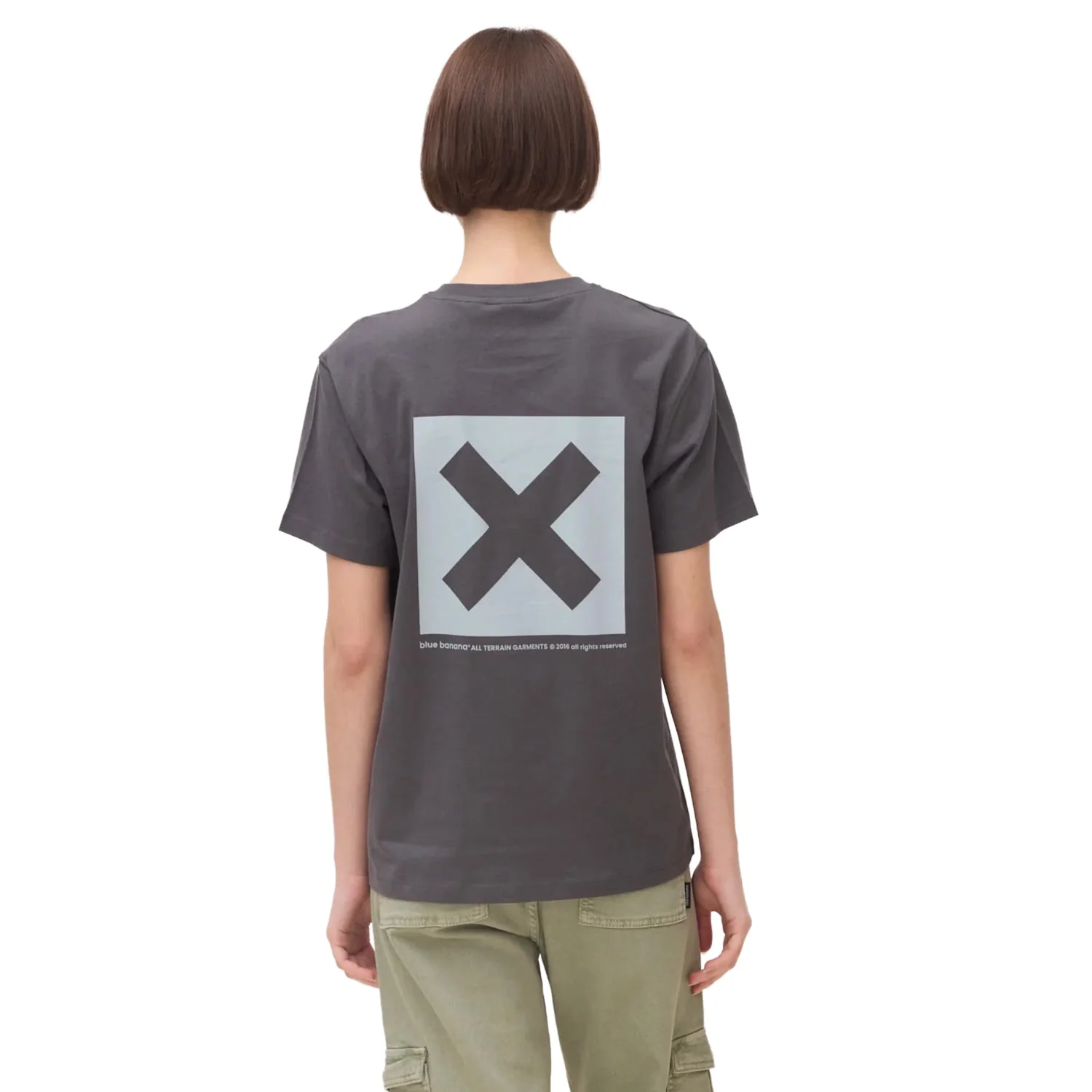 Blue Banana Nature Tee Anthracite - Image 2