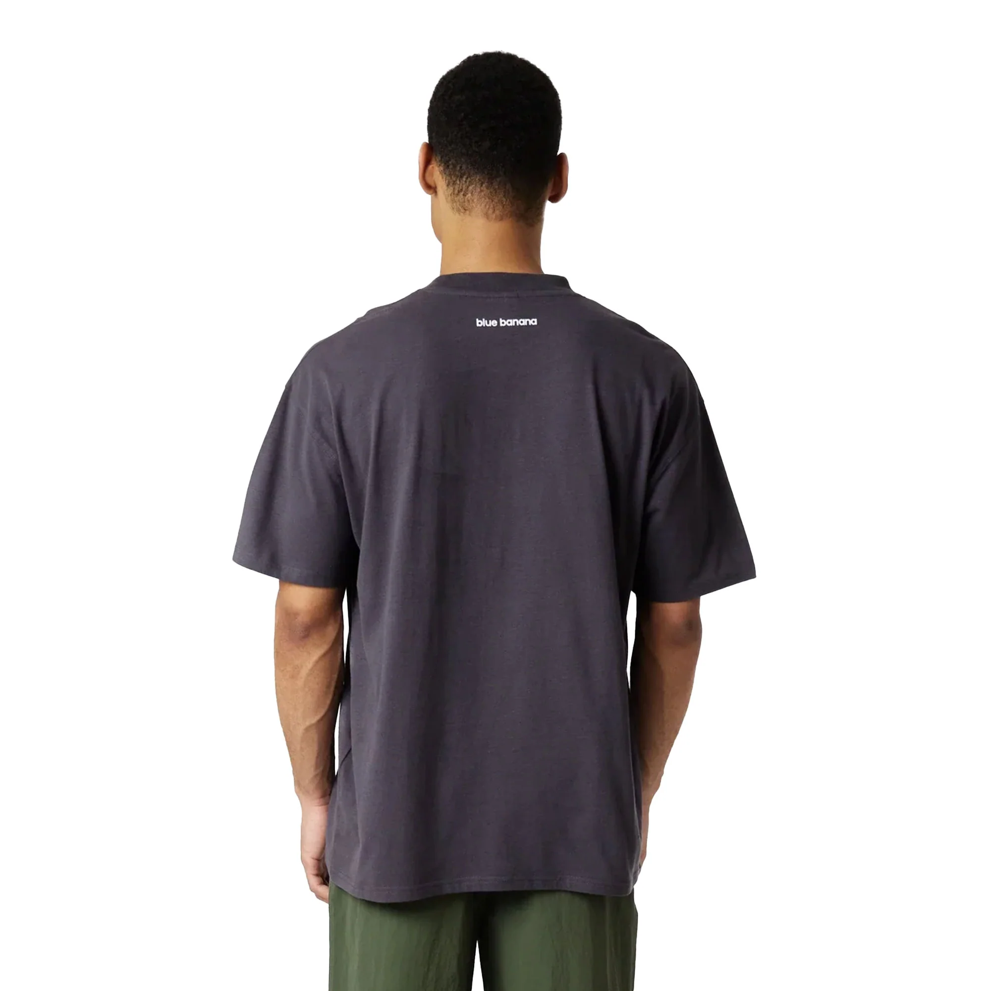 Blue Banana Patch Tee Anthracite - Image 2