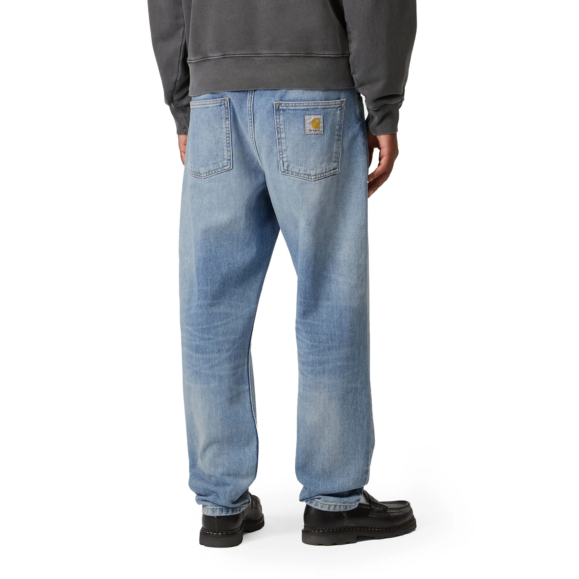 Carhartt Newel Pant Blue light used wash - Image 2