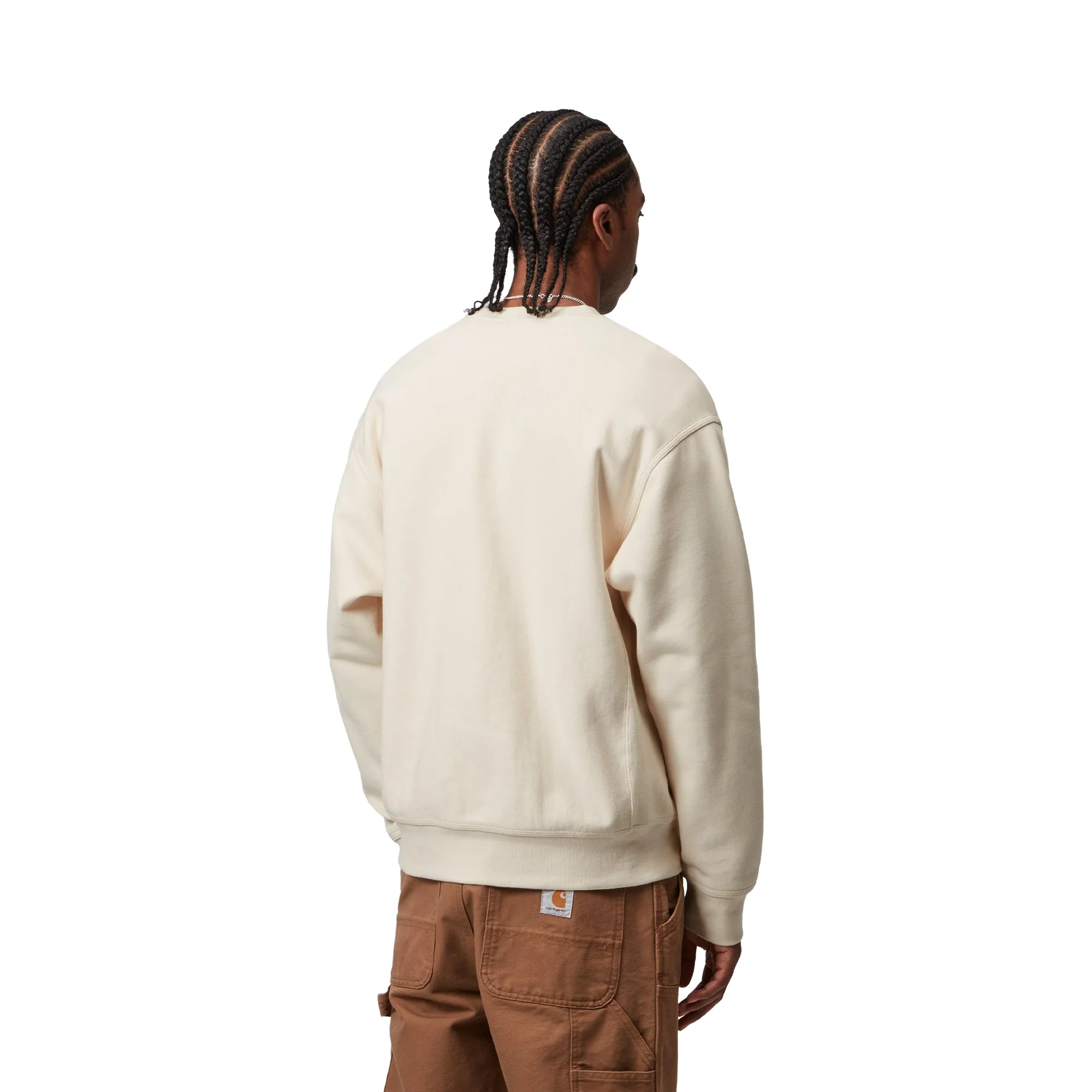 Carhartt WIP American Script Sweat Natural - Image 2
