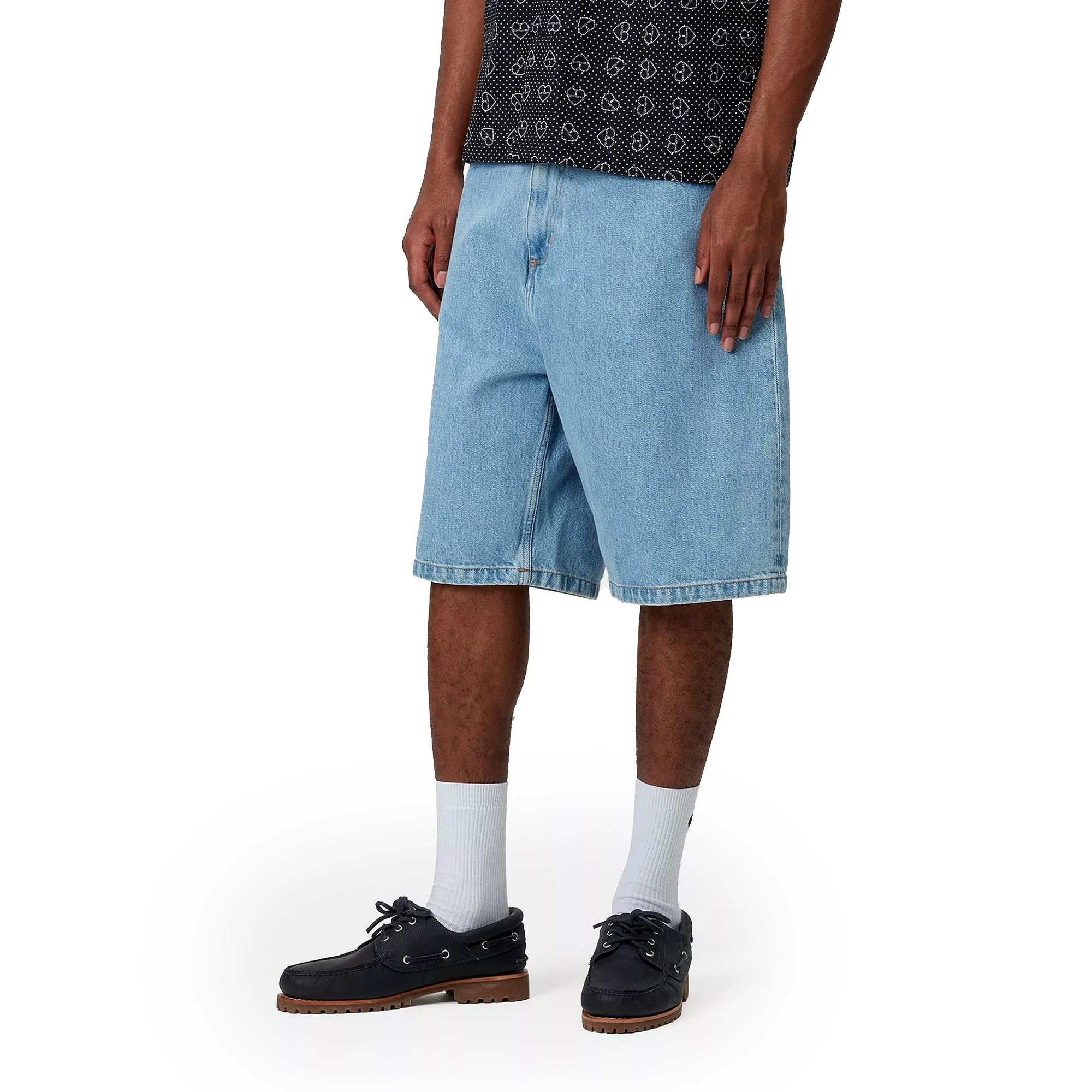 Carhartt WIP Brandon Short Blue stone bleached - Image 3