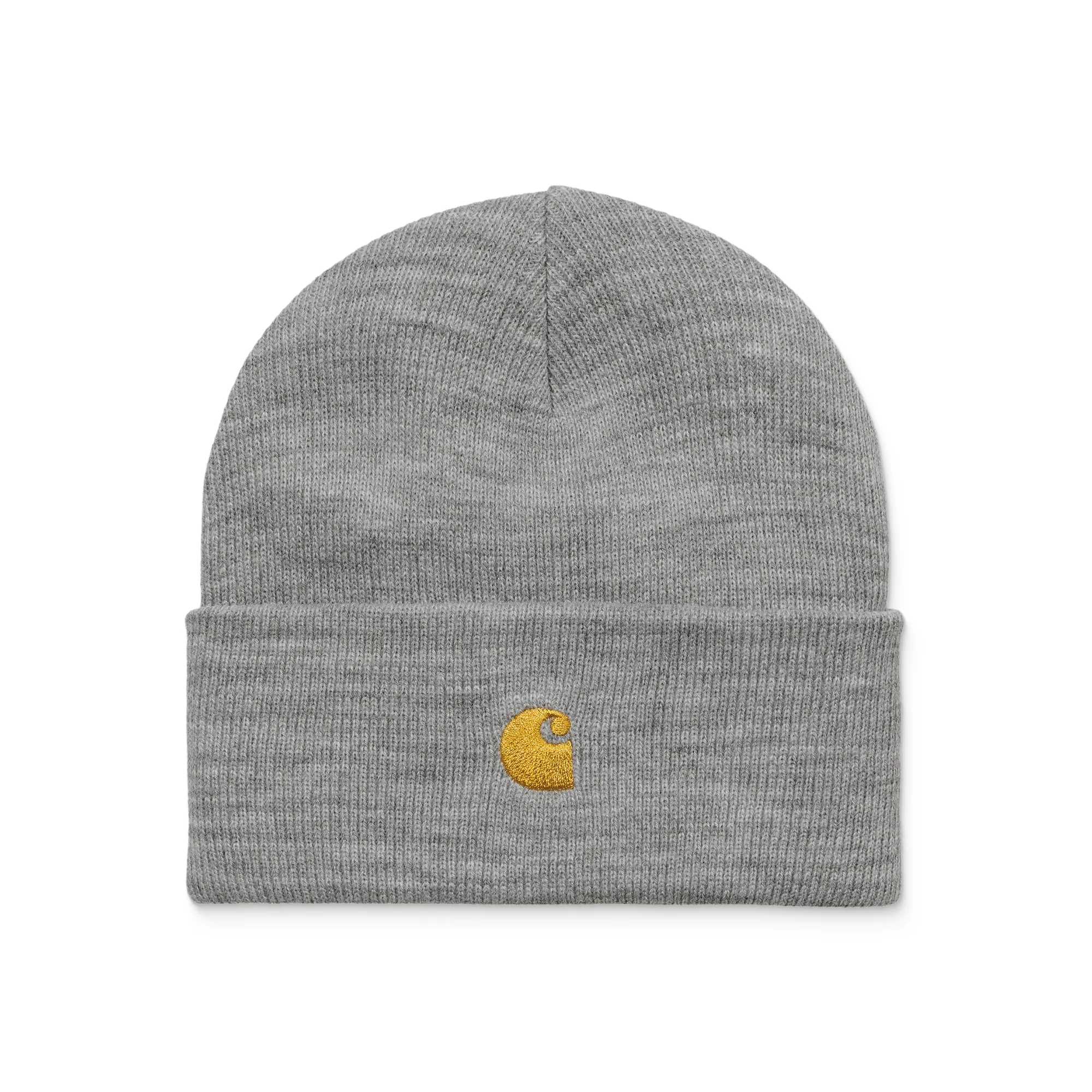 Carhartt WIP Chase Beanie Grey Heather/Gold