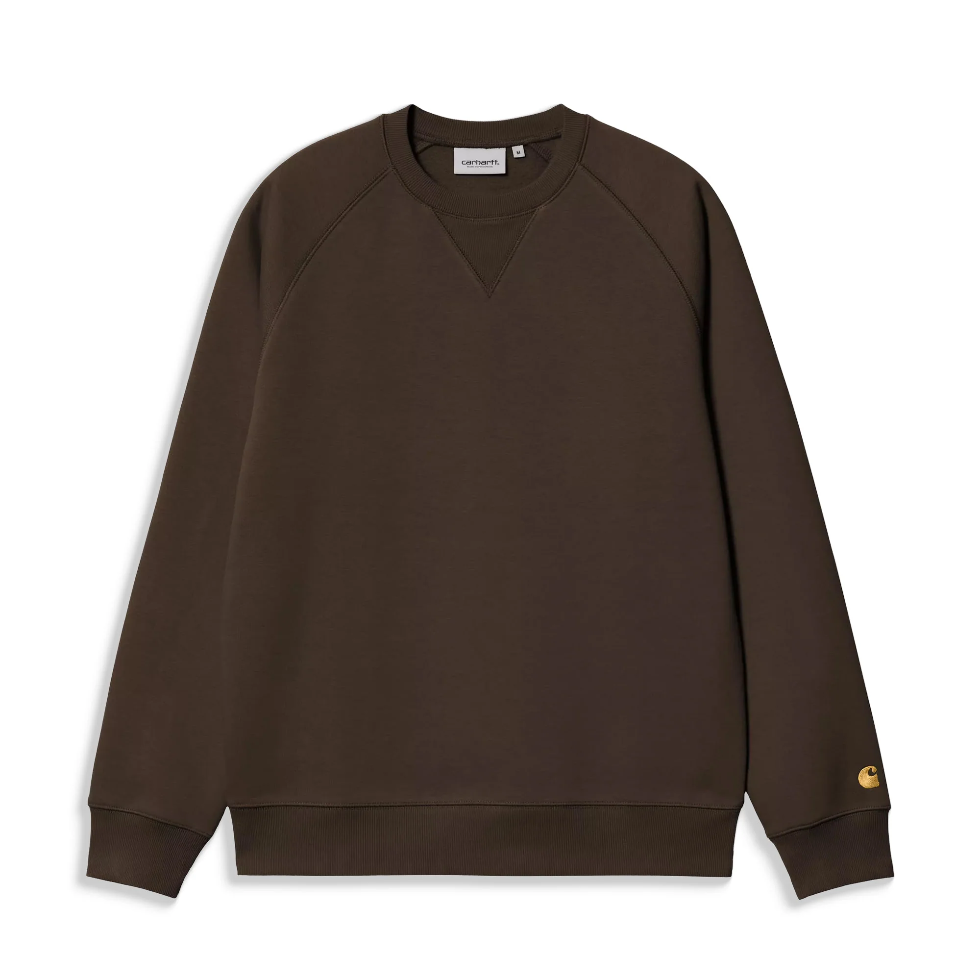 Carhartt WIP Chase Sweat Tobacco/Gold - Image 3