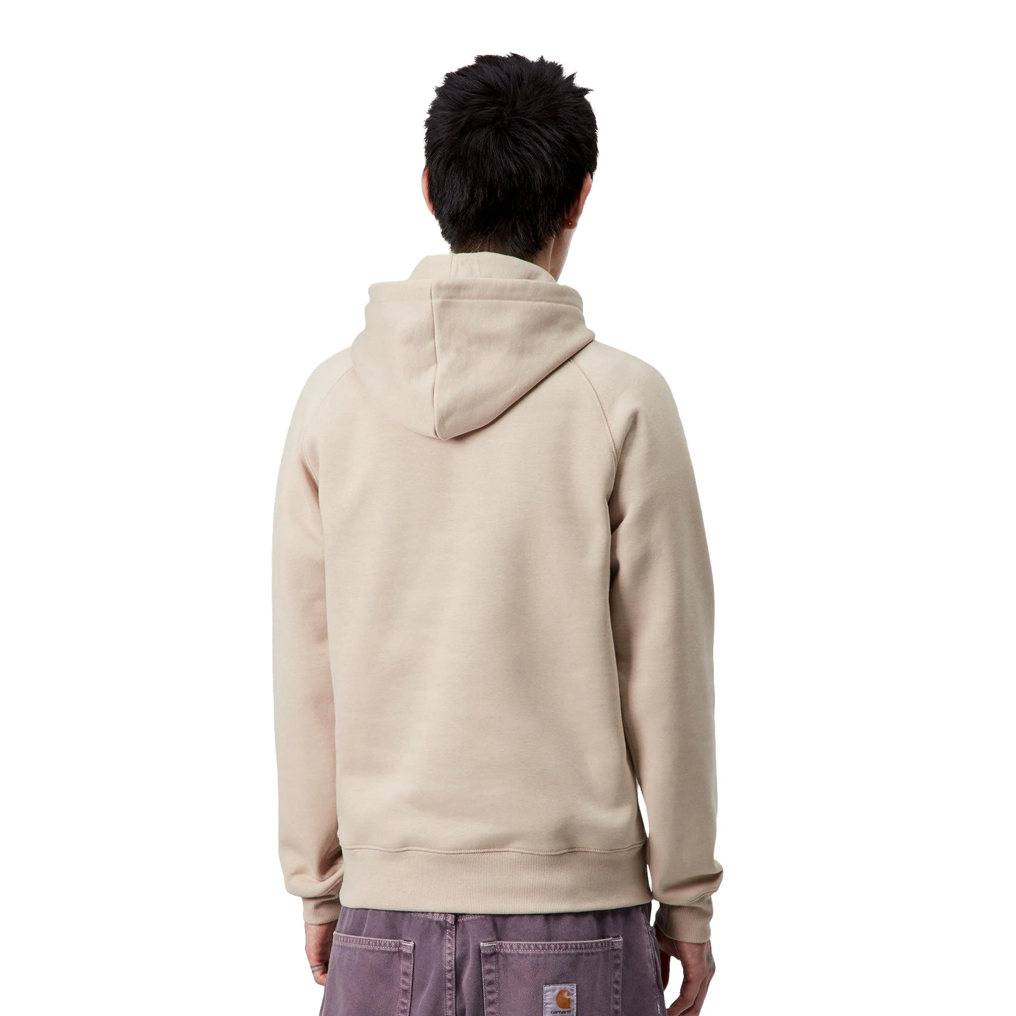 Carhartt WIP Hooded Chase Sweat Fleur De Sel/Gold - Image 2