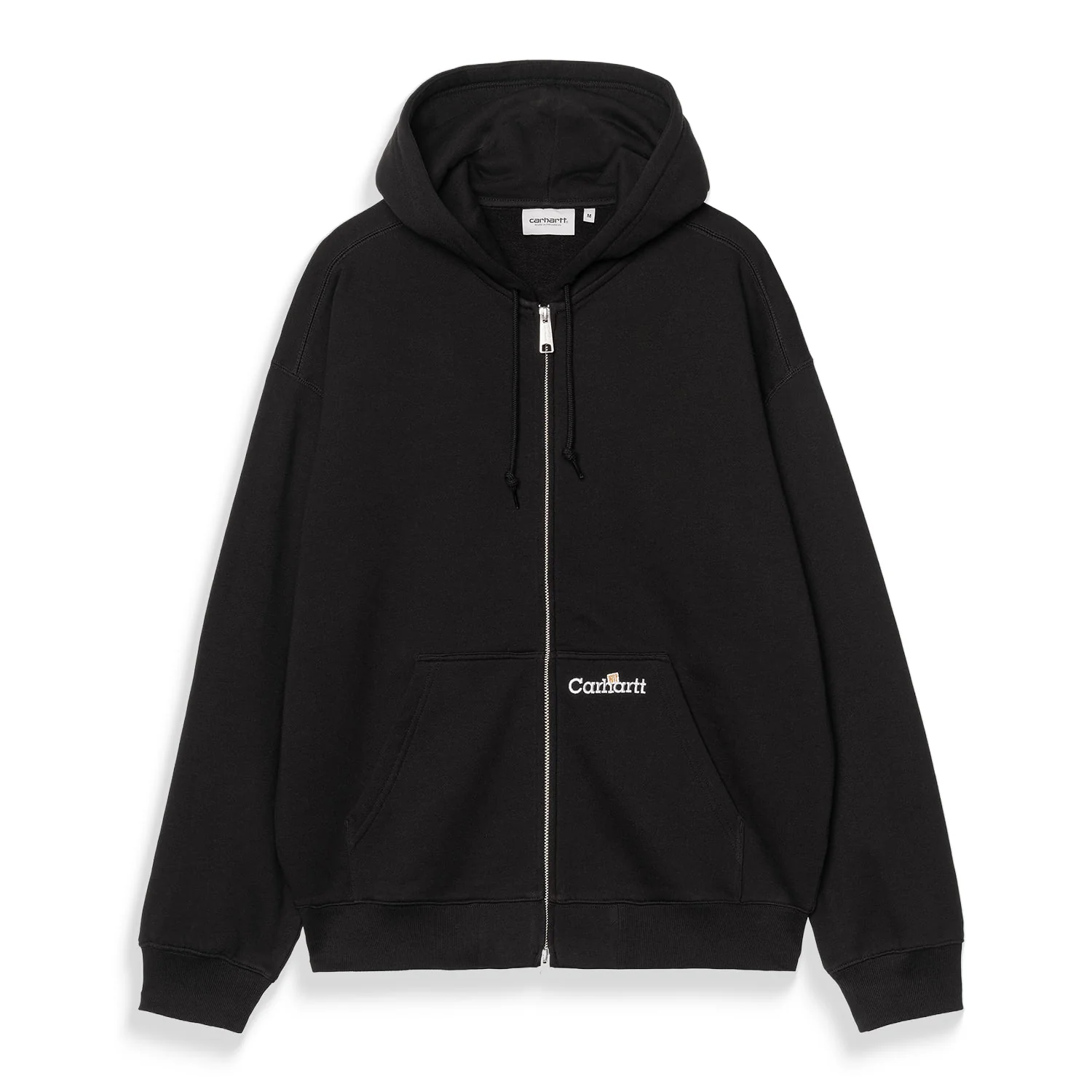 Carhartt WIP Hooded WIP Label Sweat Jacket Black
