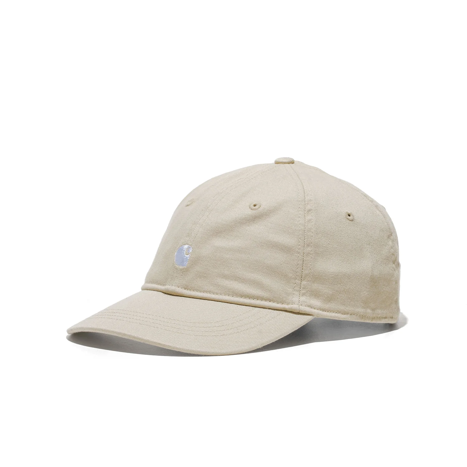Carhartt WIP Madison Logo Cap Stone/White - Image 2