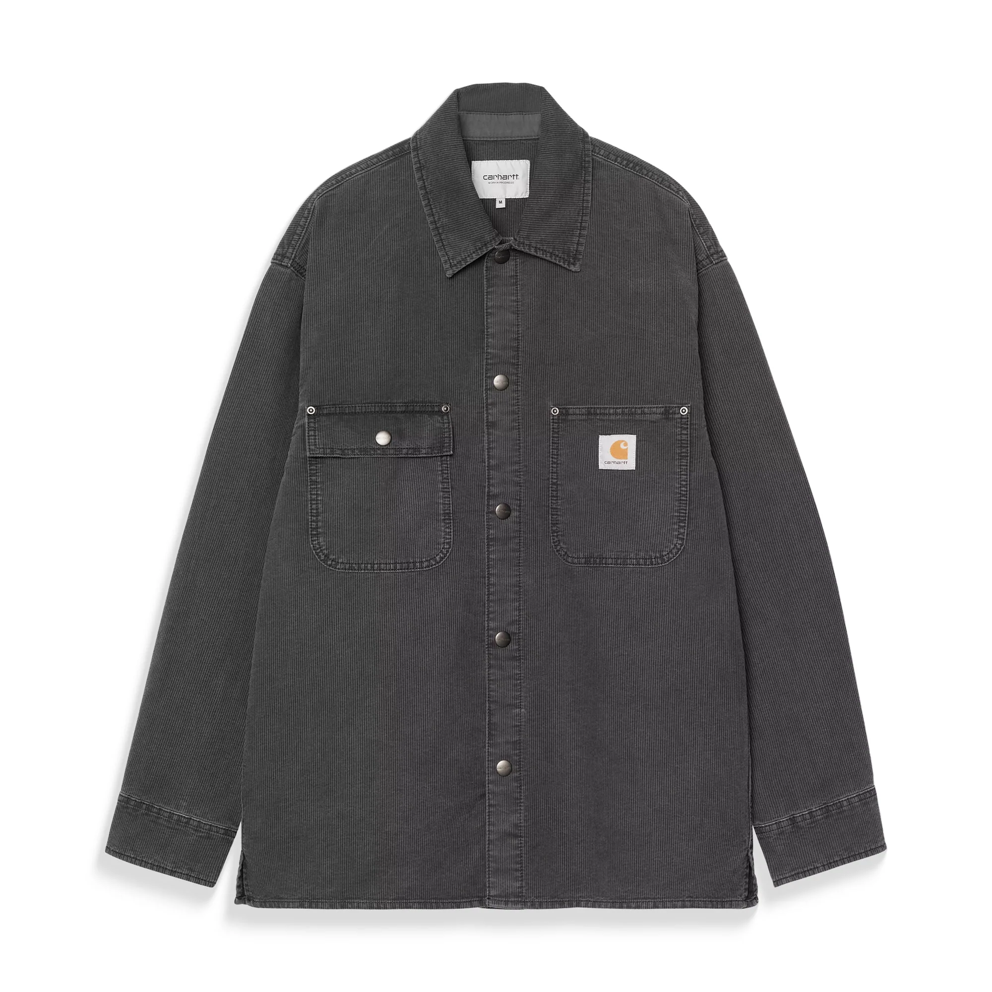 Carhartt WIP Parrish Shirt Jacket Obsidian stone washed