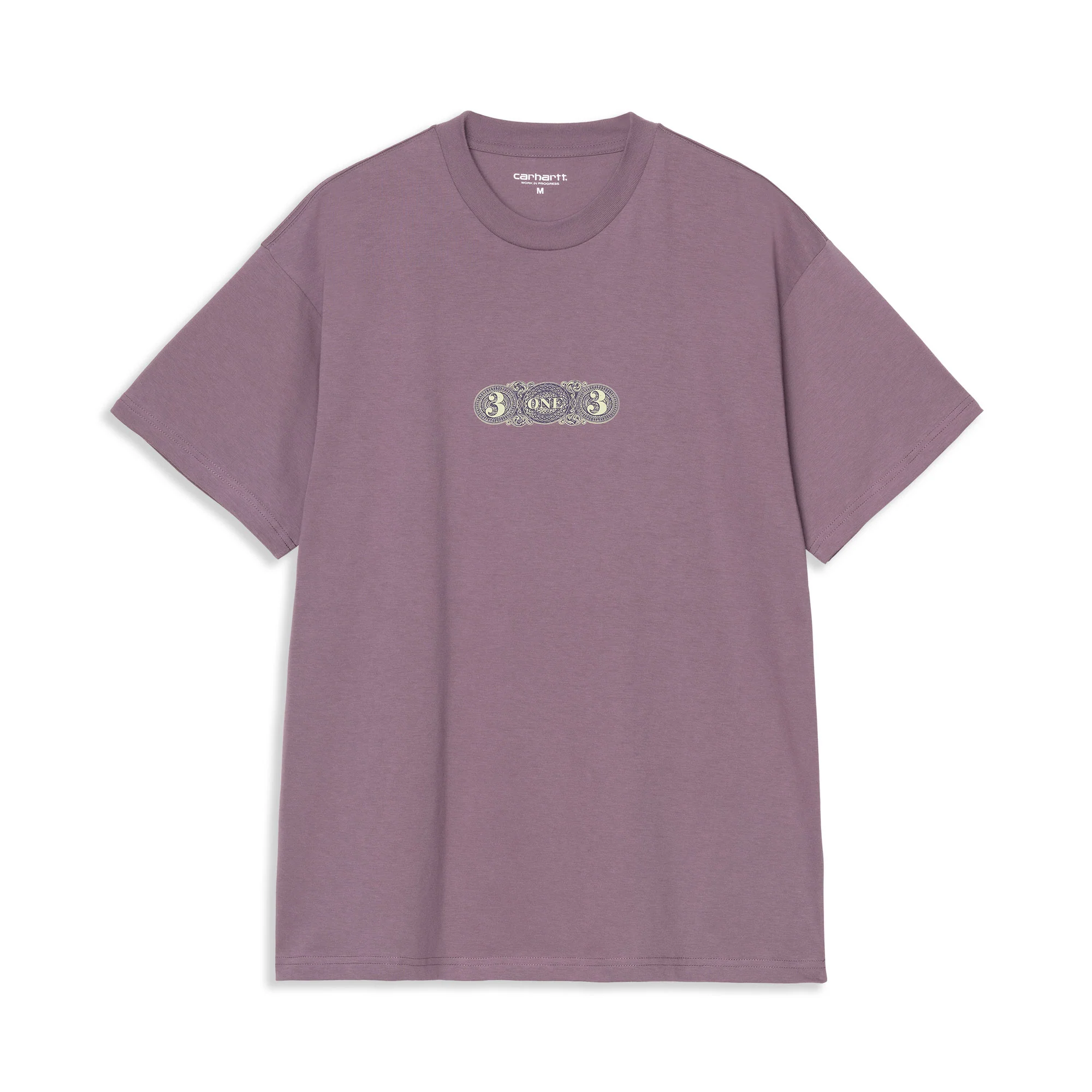 Carhartt WIP S/S 3 One 3 T-Shirt Phlox - Image 2