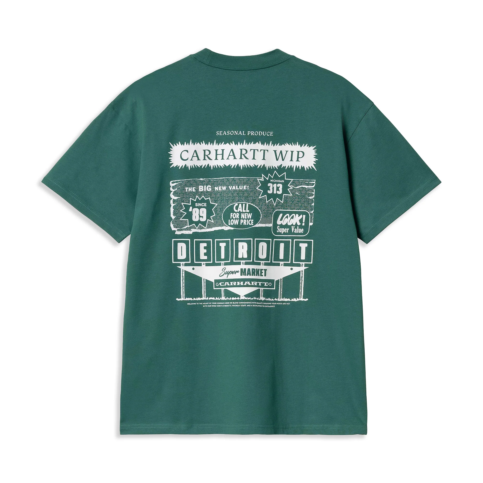 Carhartt WIP S/S Catalogue T-Shirt Rainforest/White