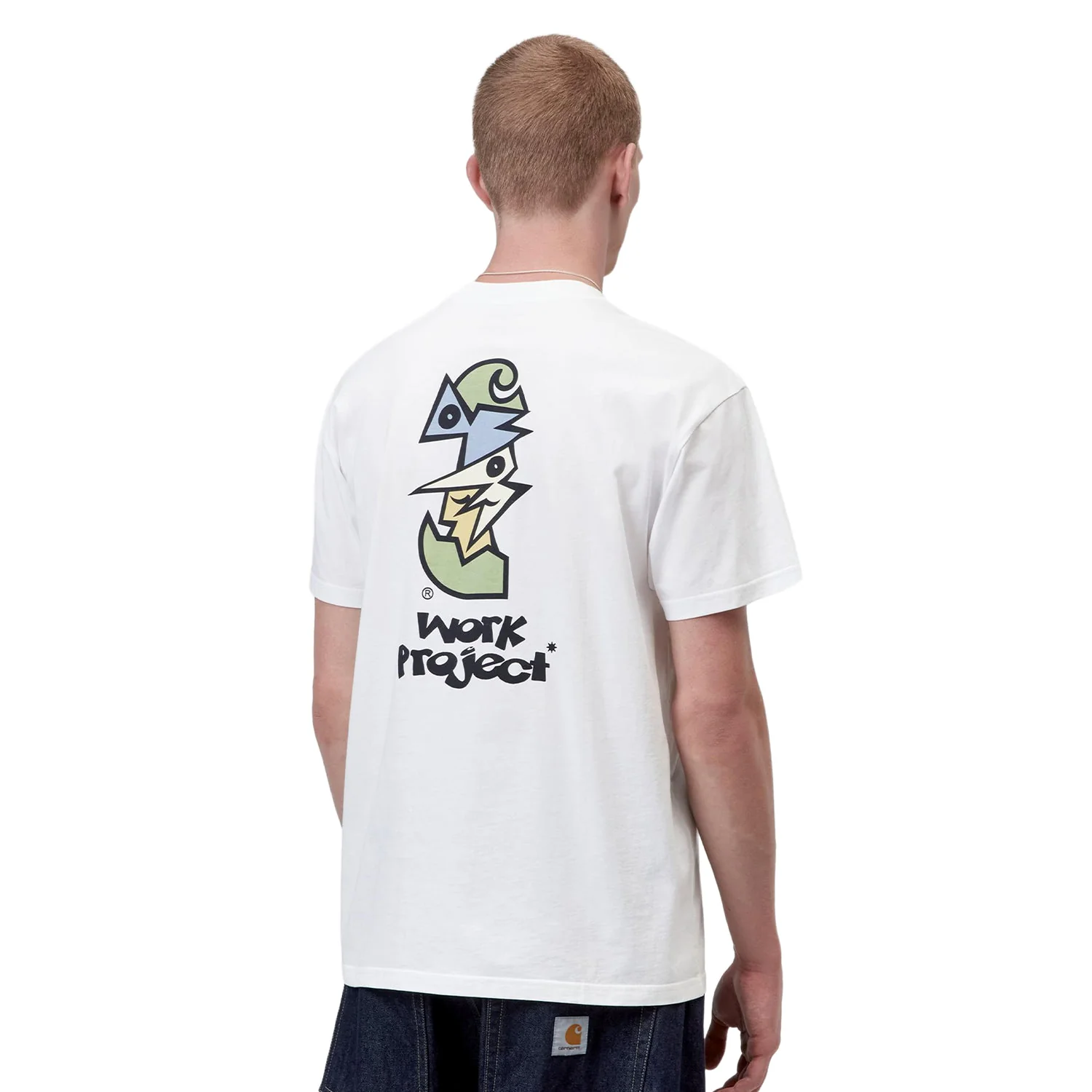 Carhartt WIP S/S Cubist T-Shirt White - Image 2