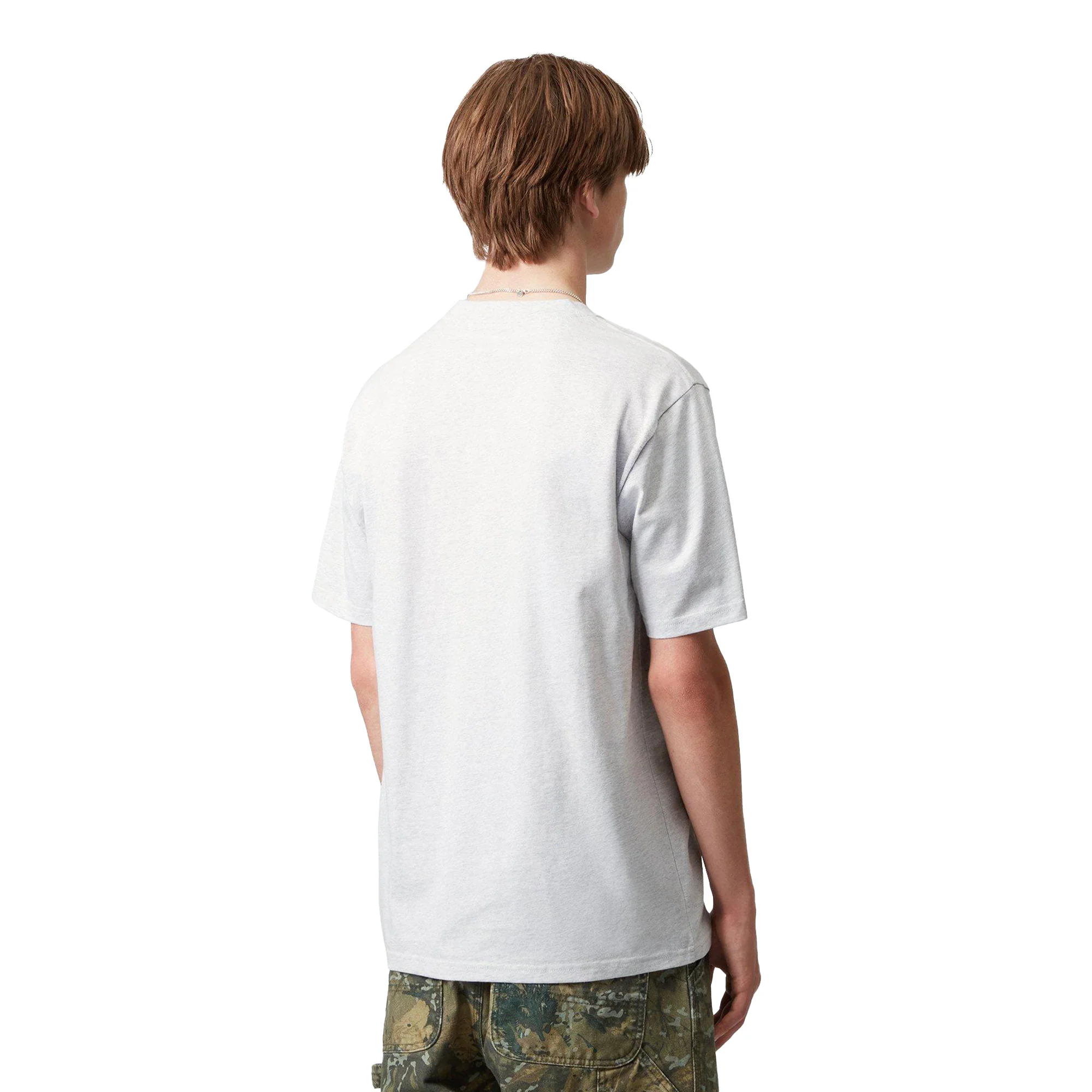 Carhartt WIP S/S Script T-Shirt Ash Heather/Rondo - Image 2