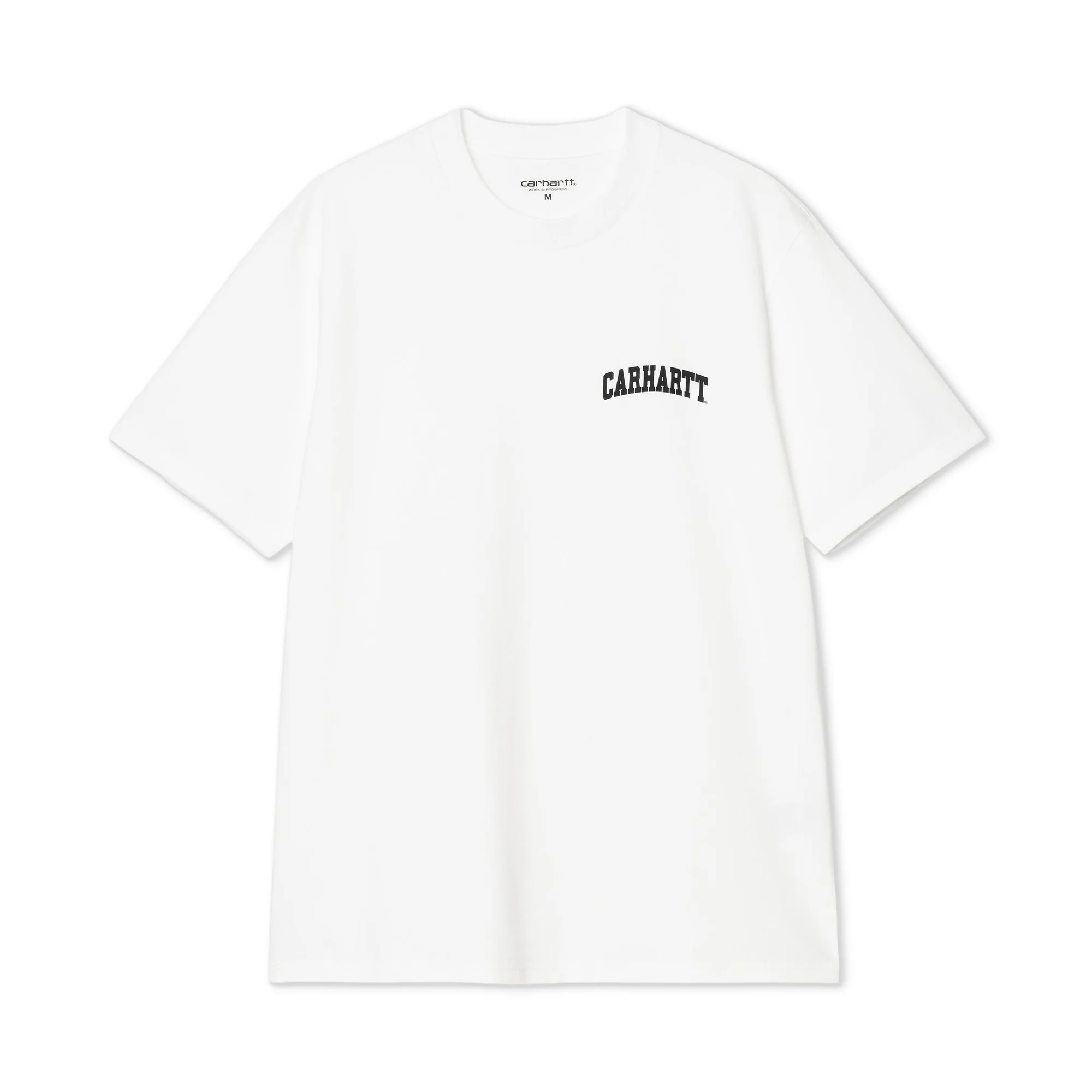 Carhartt WIP S/S University Script T-Shirt White/Black - Image 3