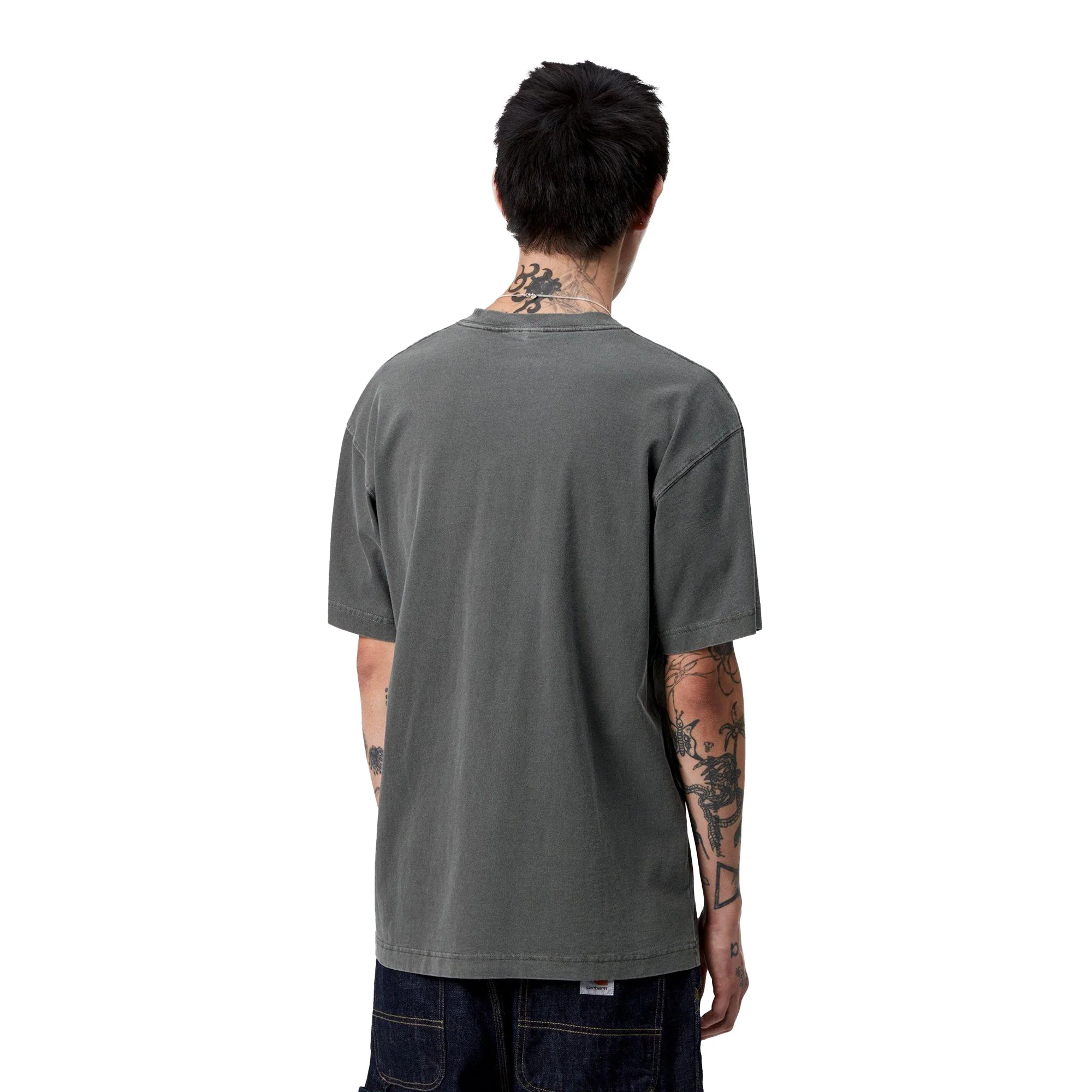 Carhartt WIP S/S Vista T-Shirt Black garment dyed - Image 2
