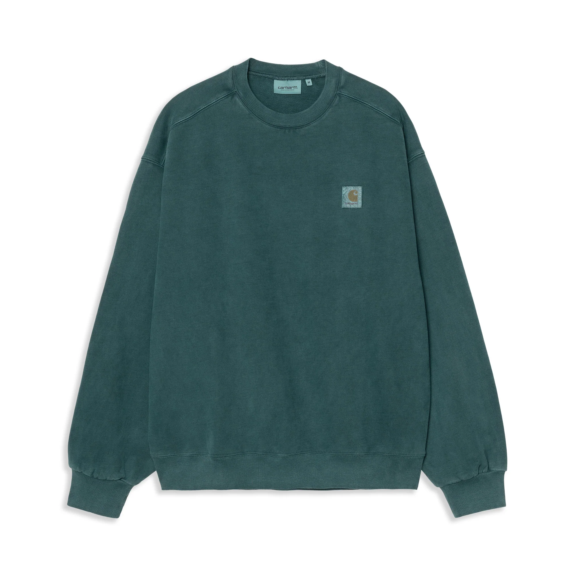 Carhartt WIP Vista Sweat Deep Lagoon garment dyed