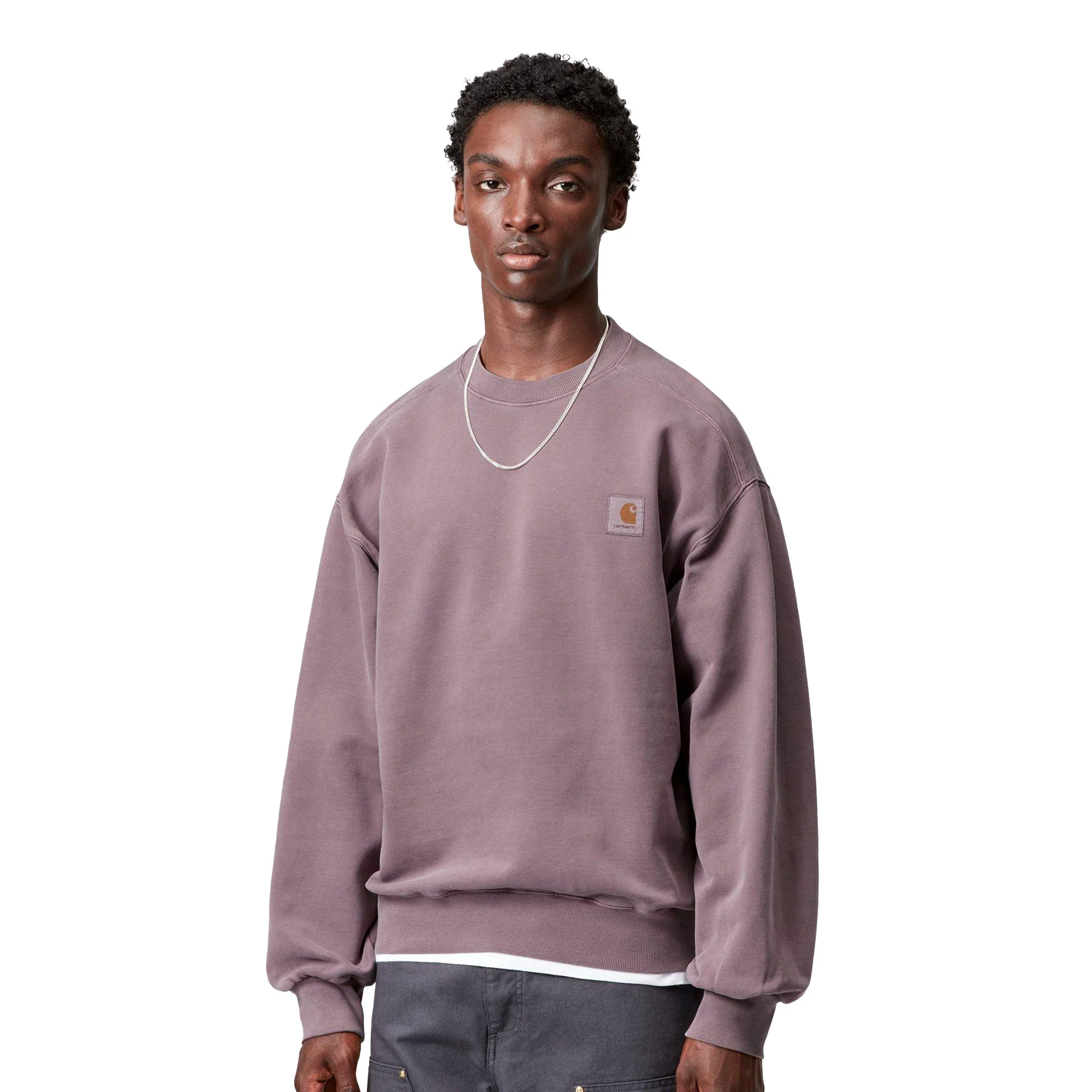 Carhartt WIP Vista Sweat Phlox garment dyed