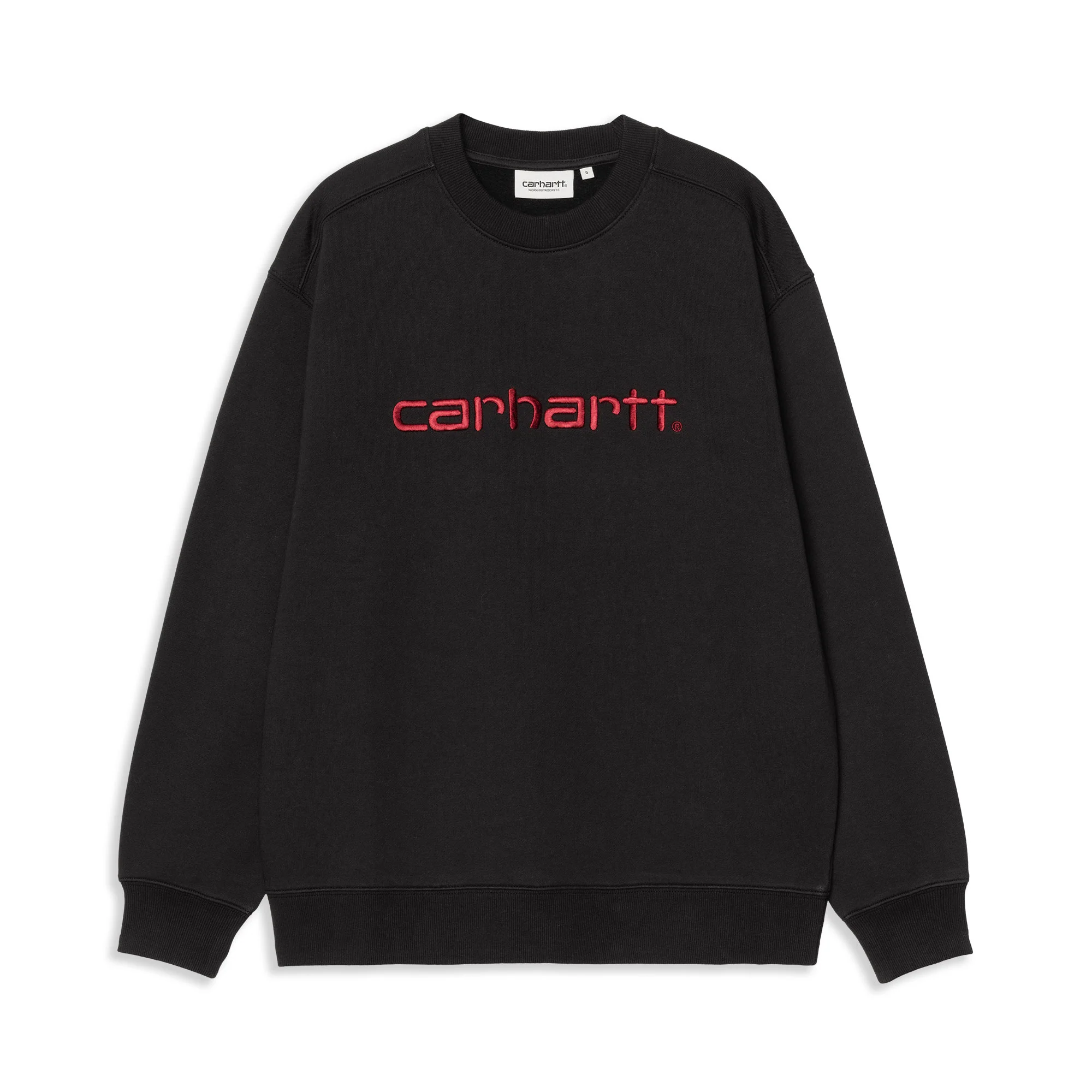 Carhartt WIP W Carhartt Sweat Black/Scarlet