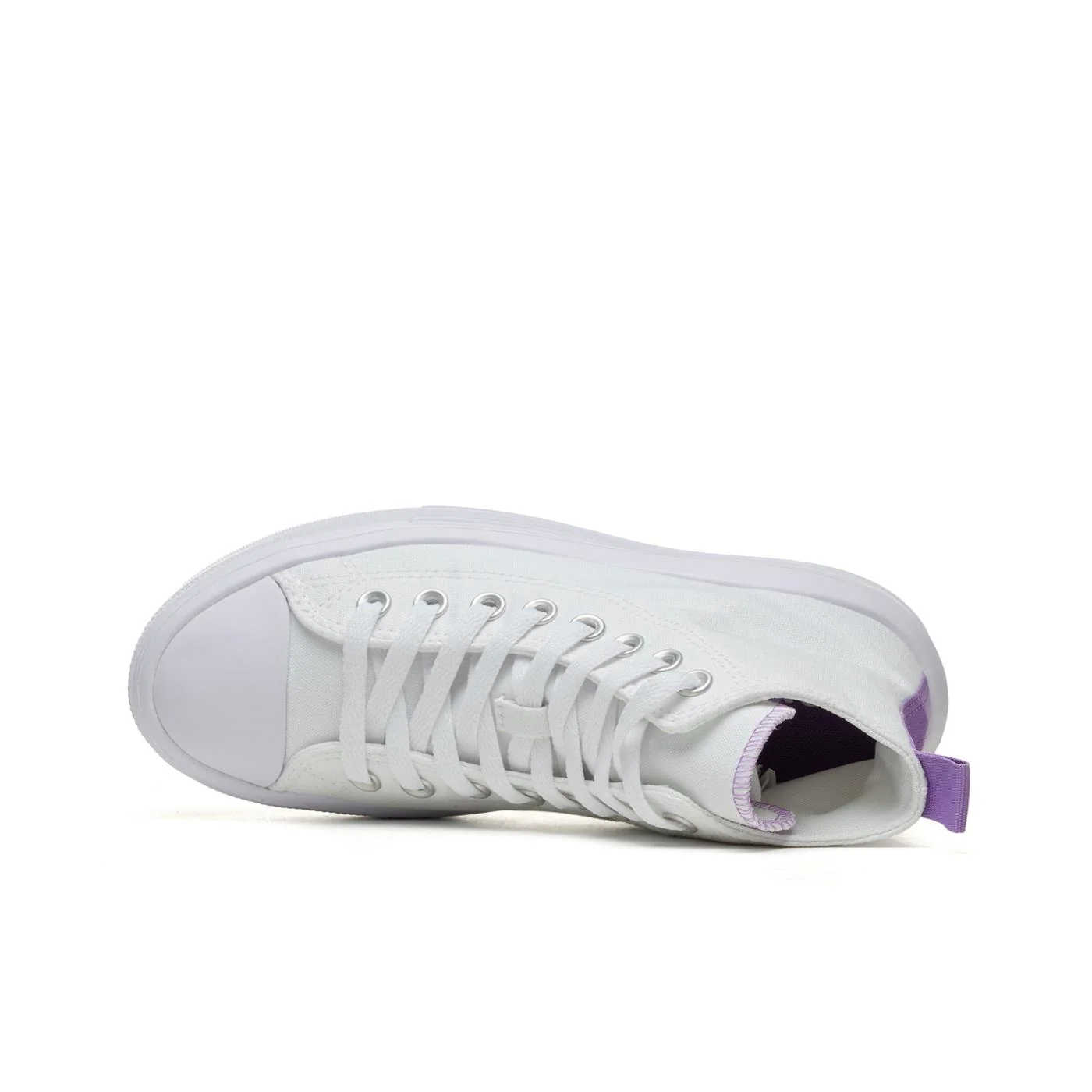 Converse CT All Star Move Hi White/Pixel Purple/White - Image 5