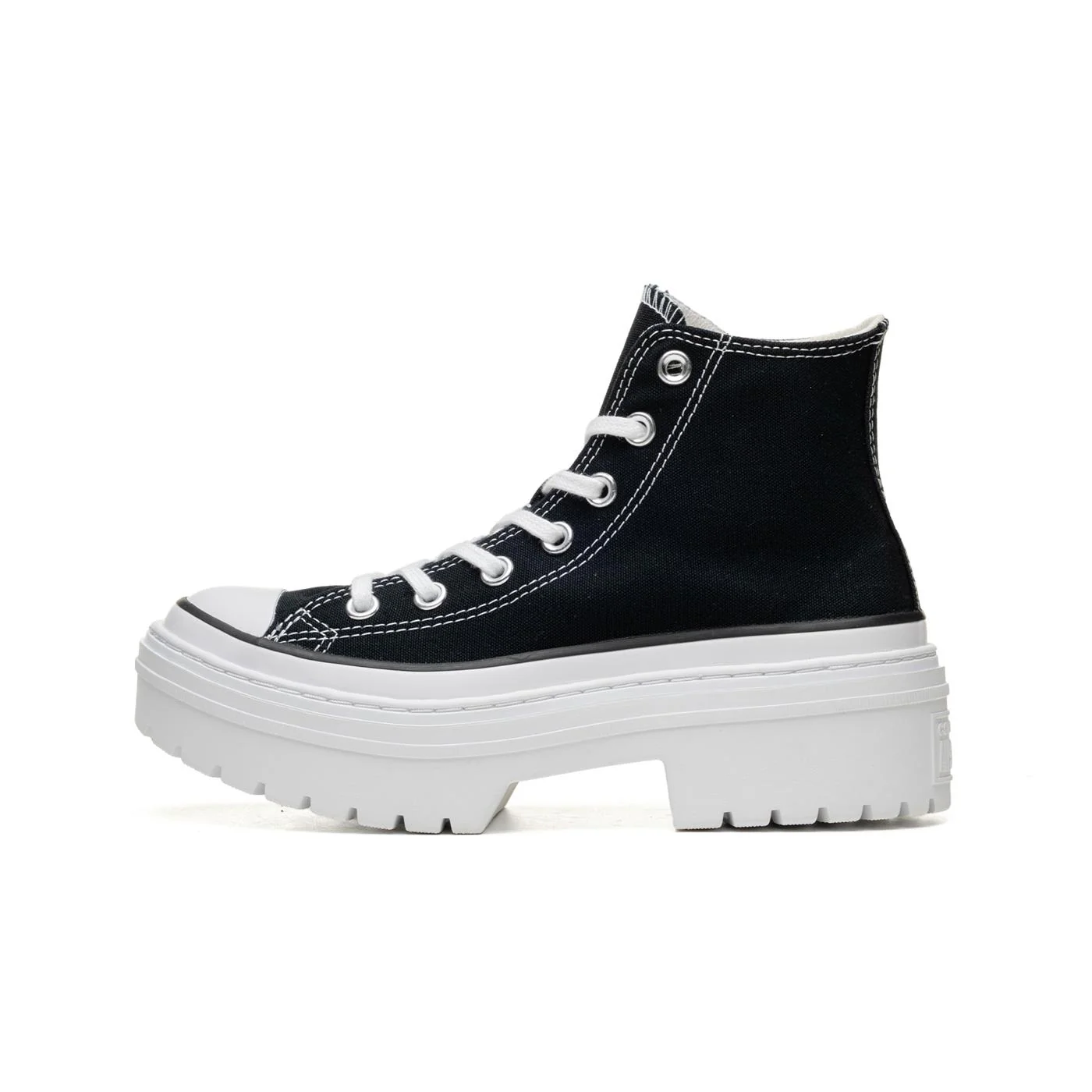 Converse CTAS Lugged Heel Hi Black/White/Egret - Image 2