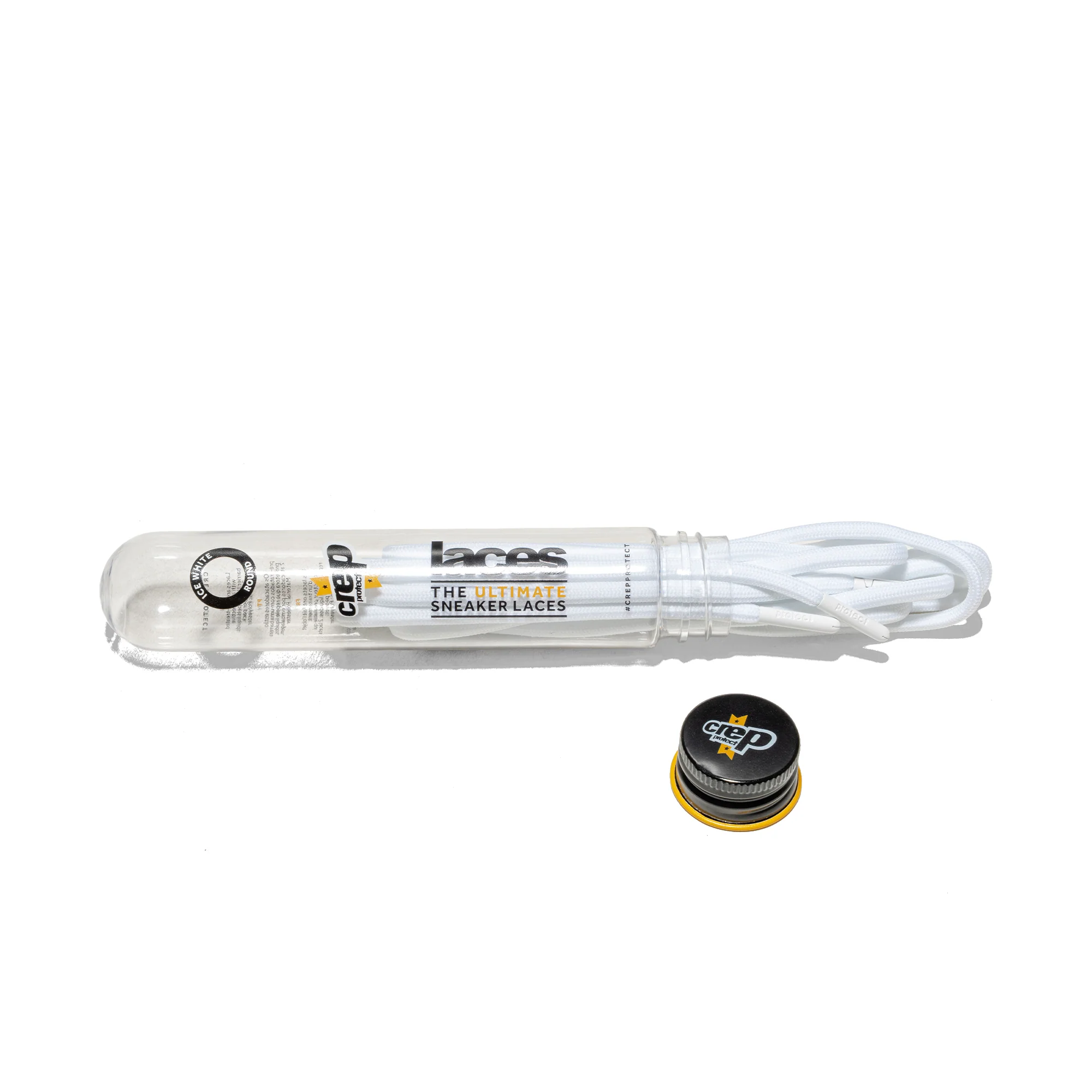 Crep Protect Laces Round White