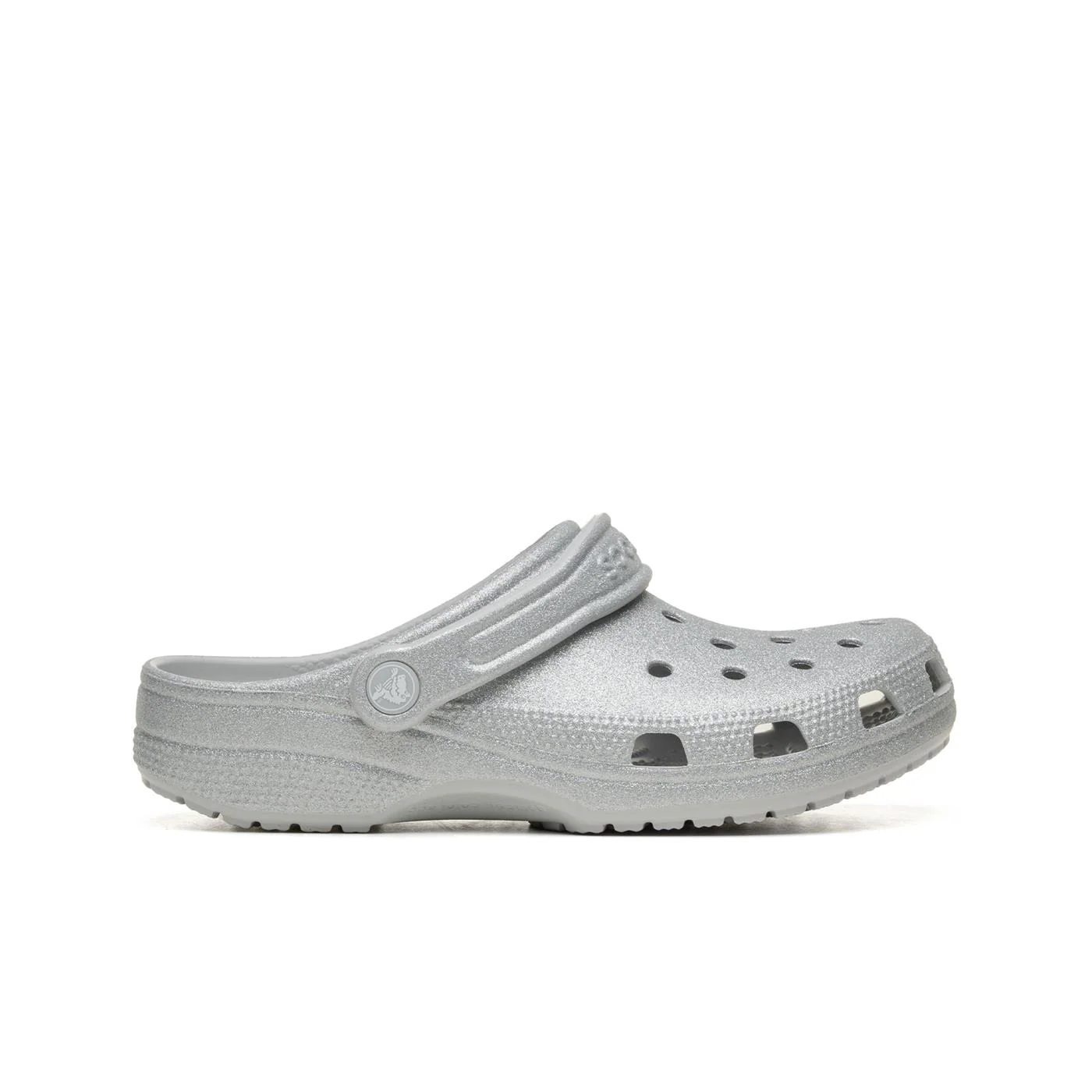 Crocs Classic Glitter Clog Silver Glitter