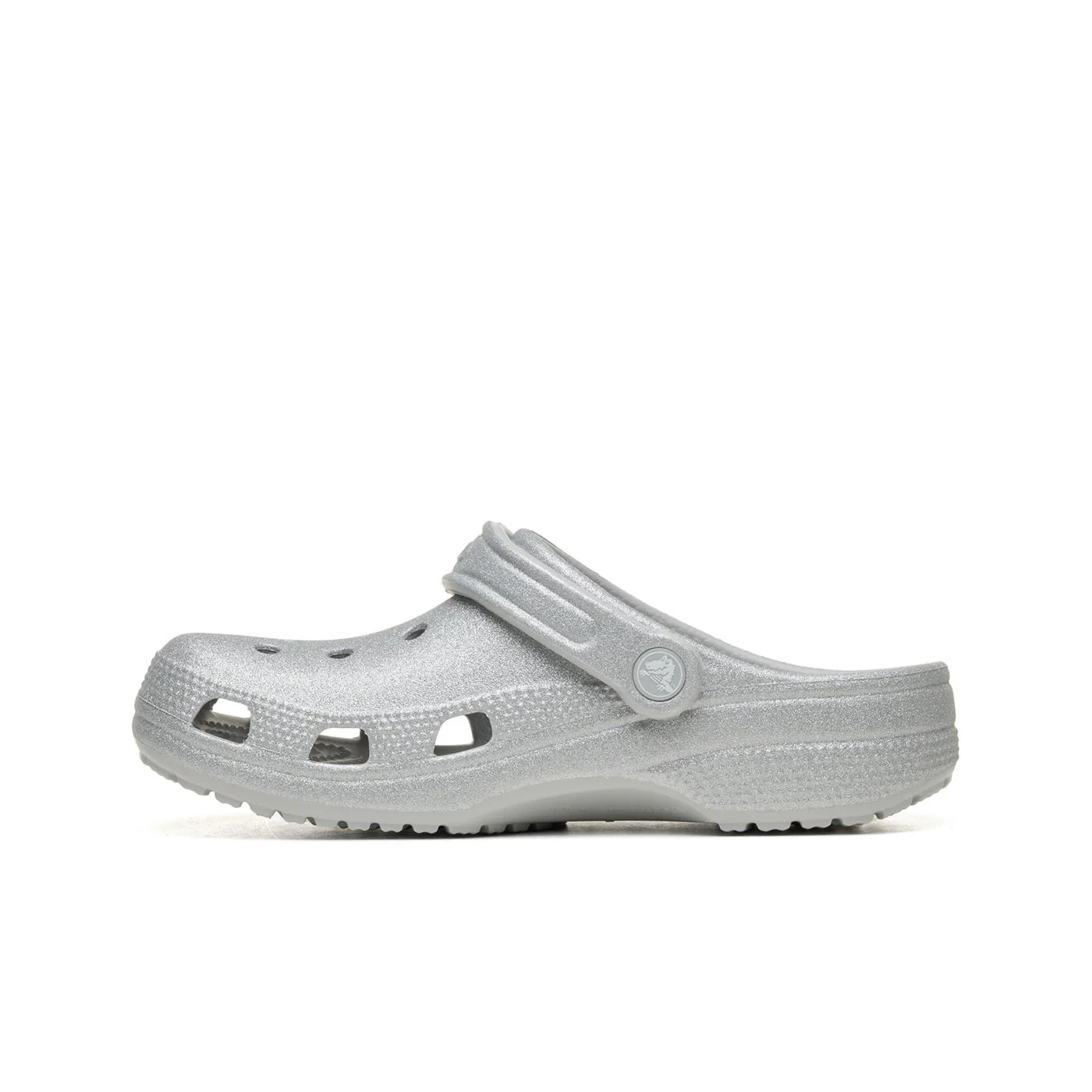 Crocs Classic Glitter Clog Silver Glitter - Image 2