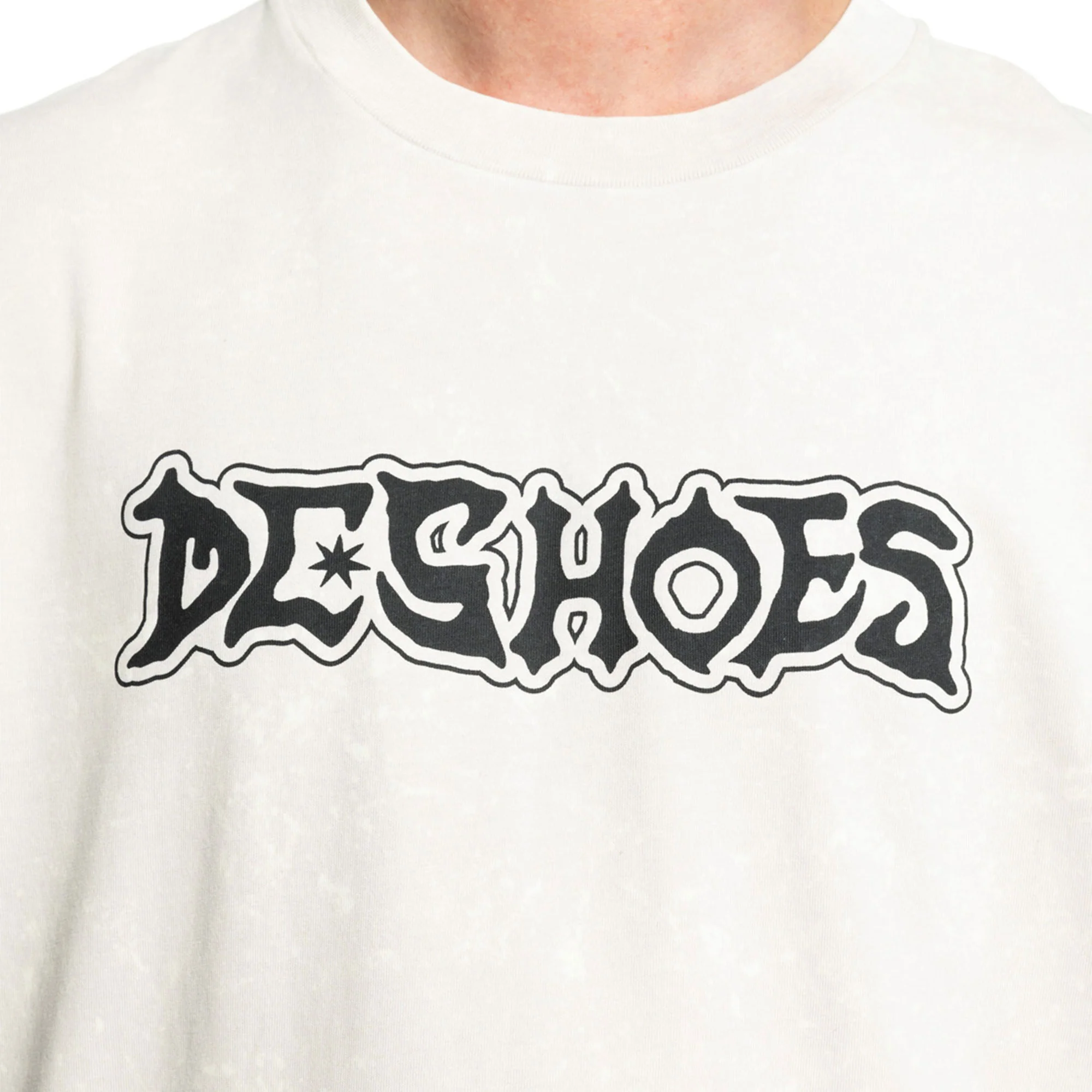 DC Shoes Diehard SS Tee Moonbeam Rain Wash - Image 3