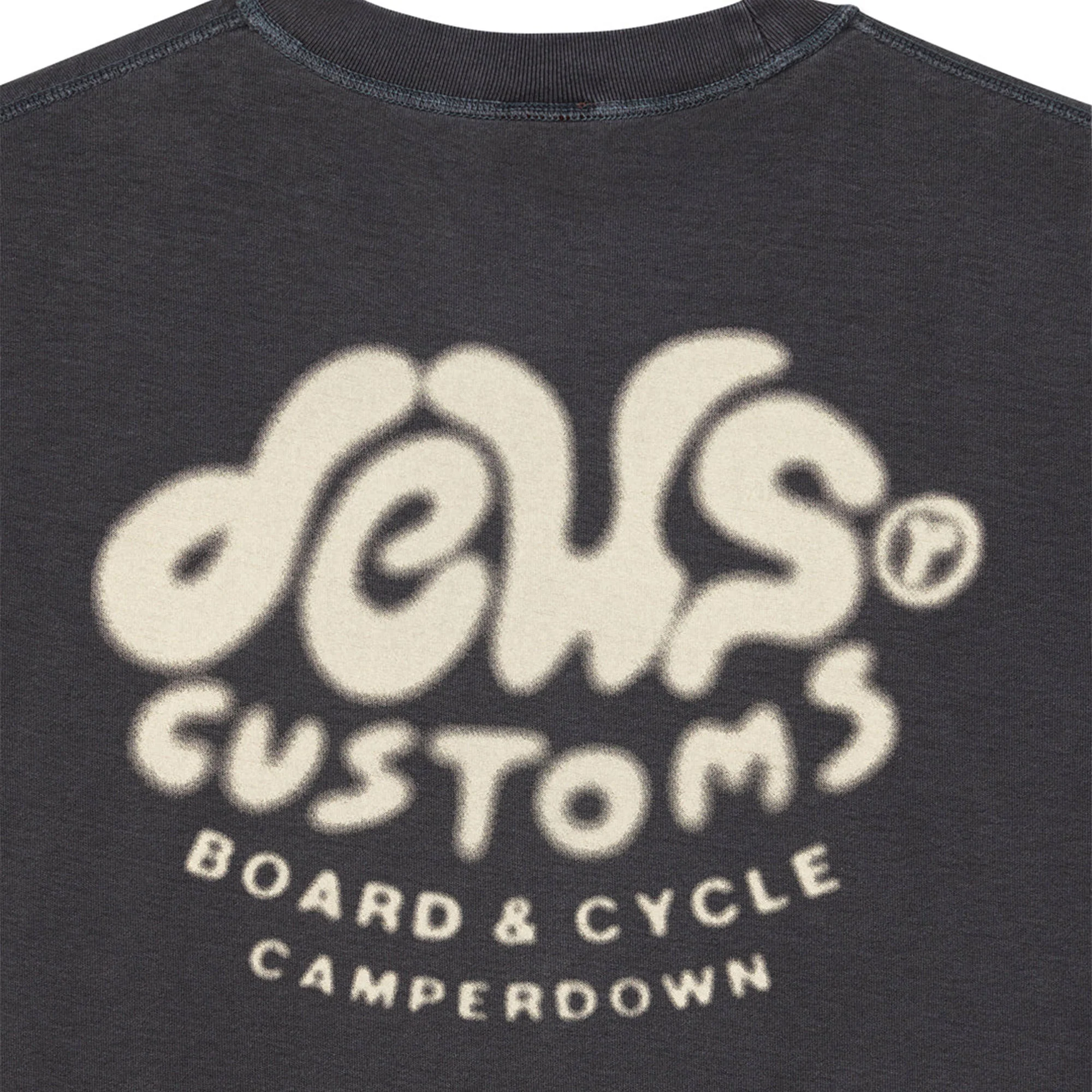 Deus Ex Machina Debris Reverse Tee Anthracite - Image 3