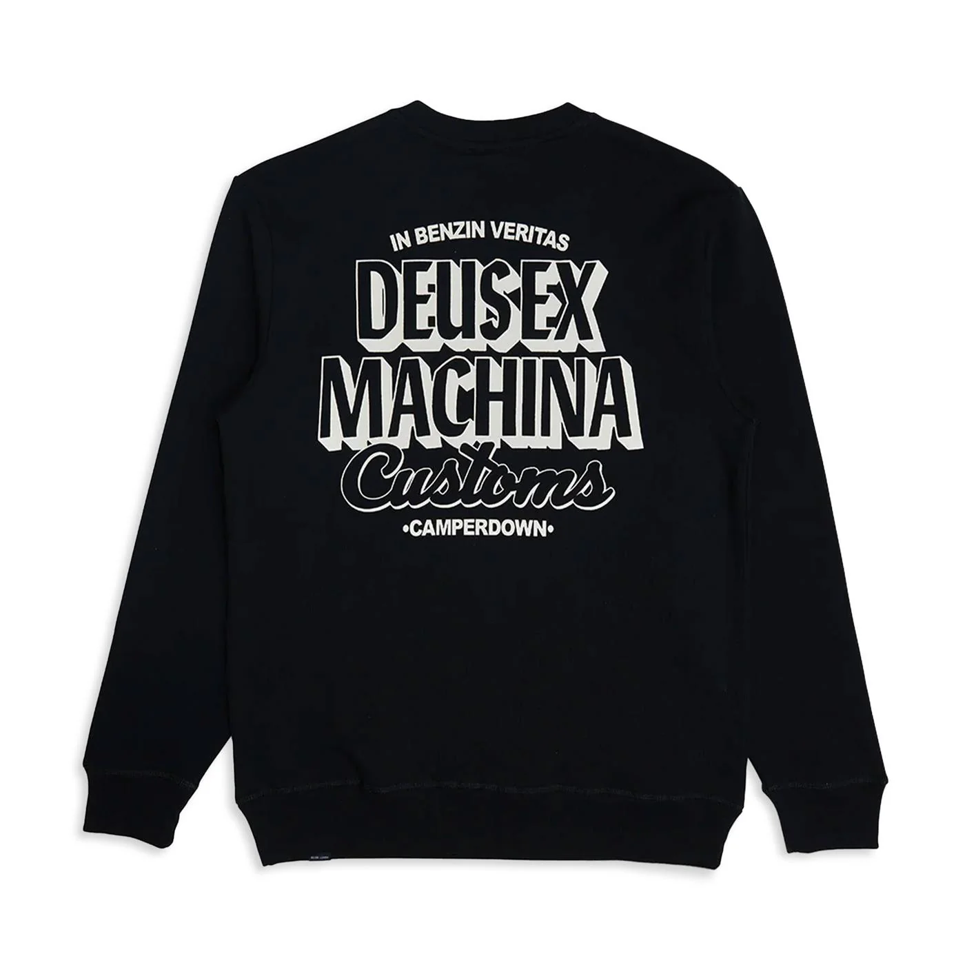 Deus Ex Machina Ever Seen Crew Sweat Black
