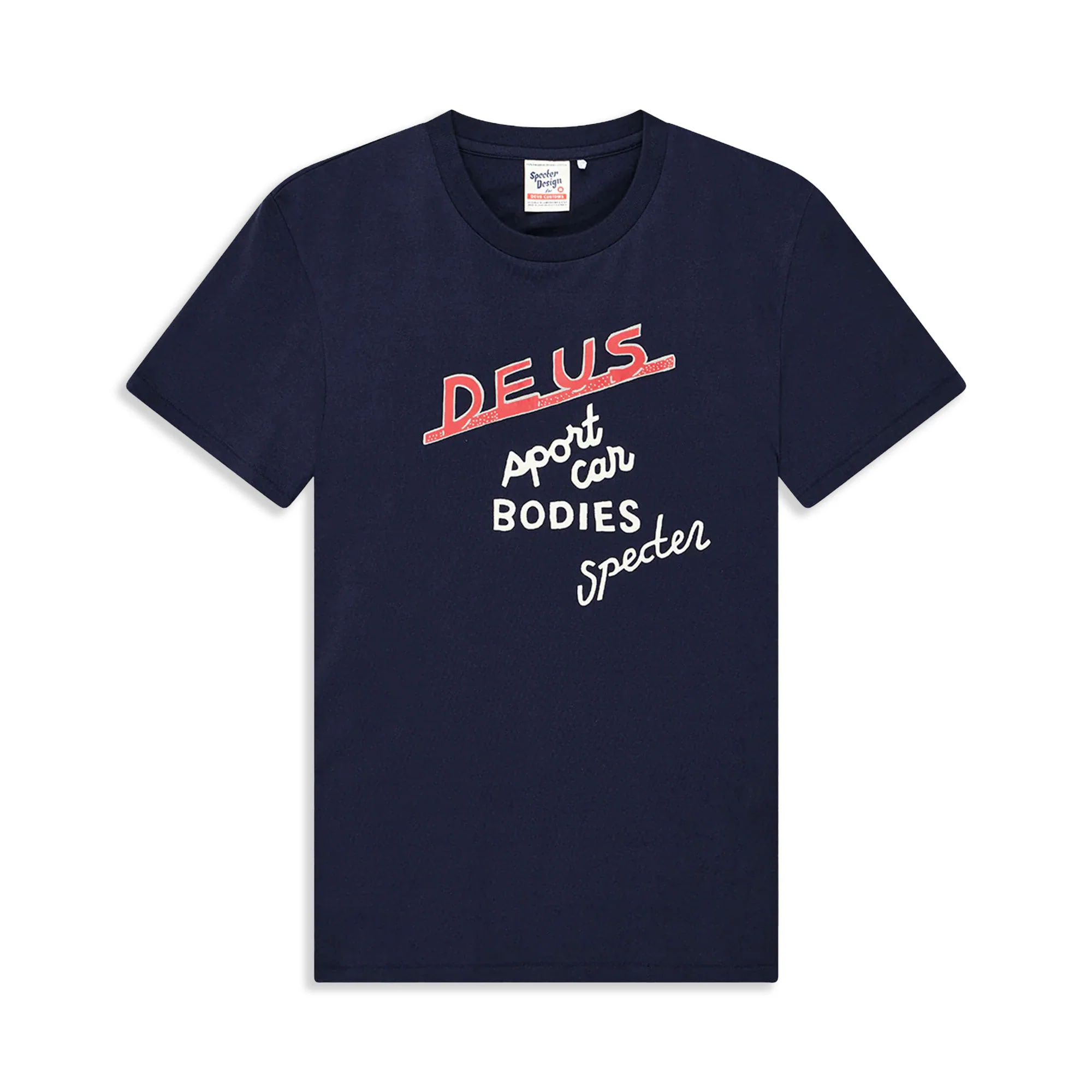 Deus Ex Machina Specter Workshop Tee Azure Navy