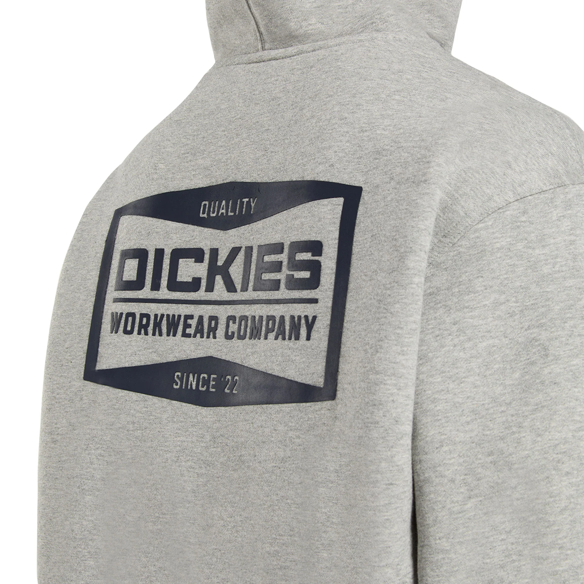 Dickies Bolivar FZ Hoodie Grey Melange - Image 3