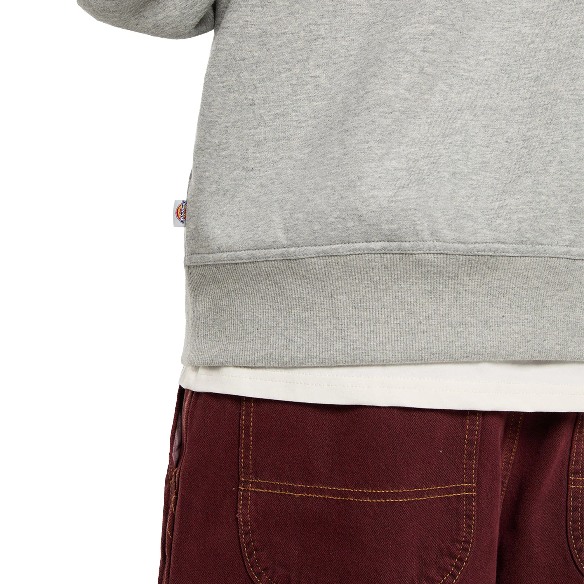 Dickies Bolivar FZ Hoodie Grey Melange - Image 5
