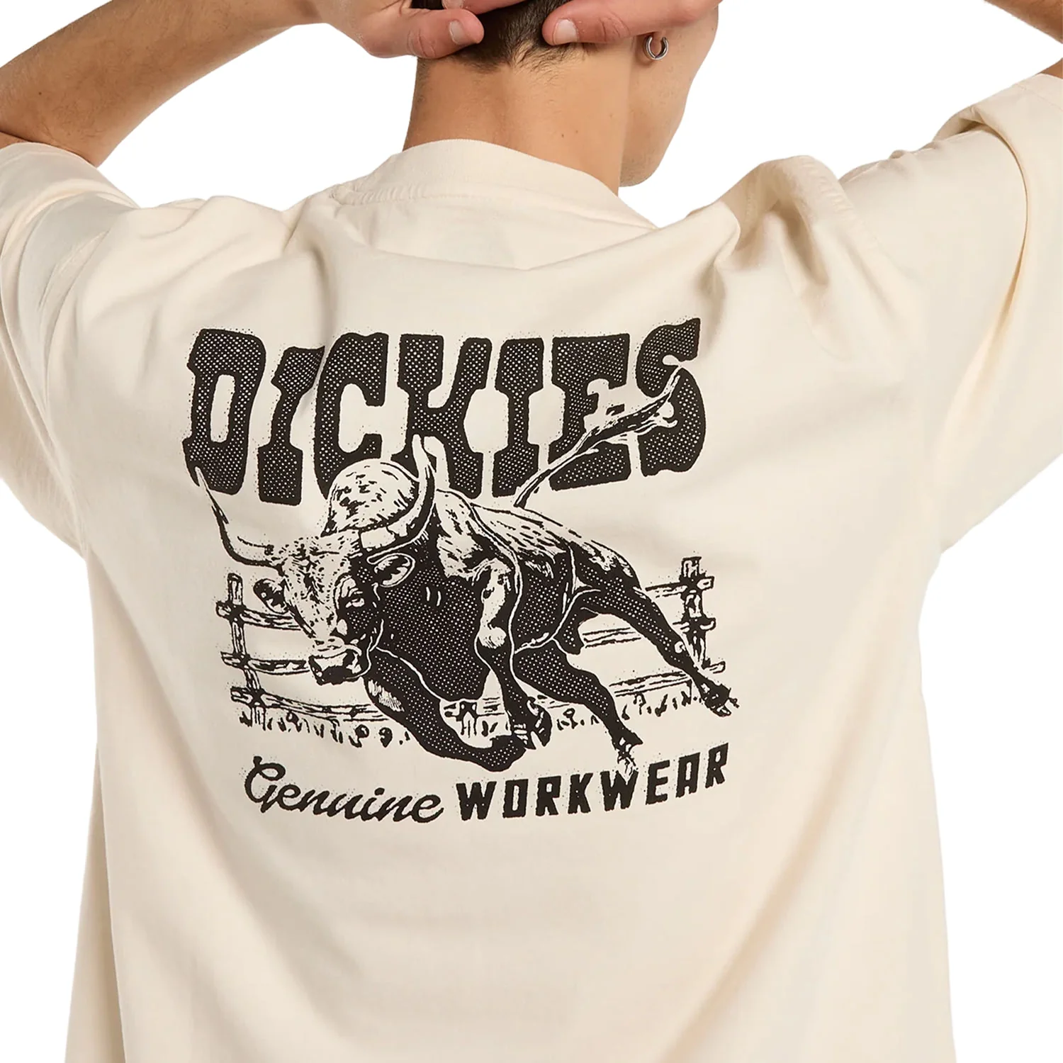 Dickies Buchtell SS Tee Egret - Image 3