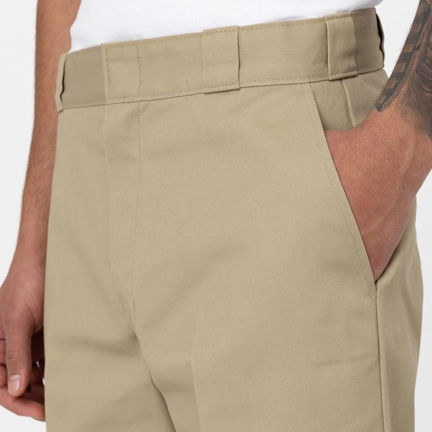 Dickies Double Knee Rec Pant Khaki - Image 5