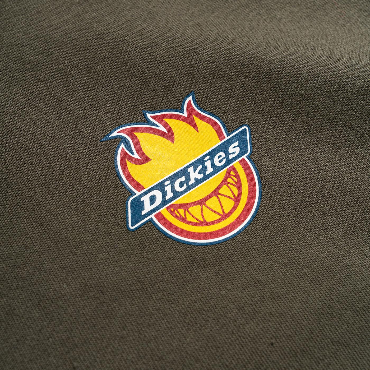 Dickies x Spitfire Hoodie Olive Green - Image 3