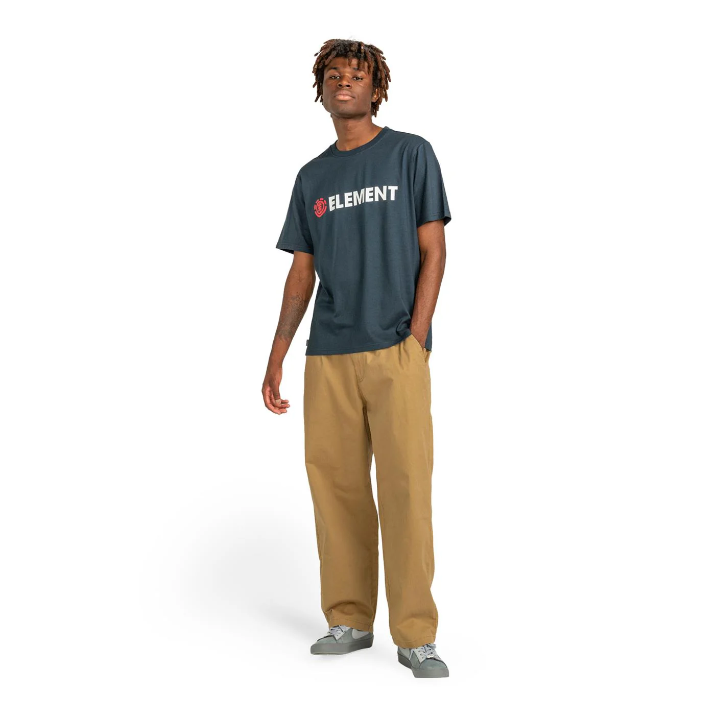 Element Blazin T-Shirt Eclipse Navy - Image 3