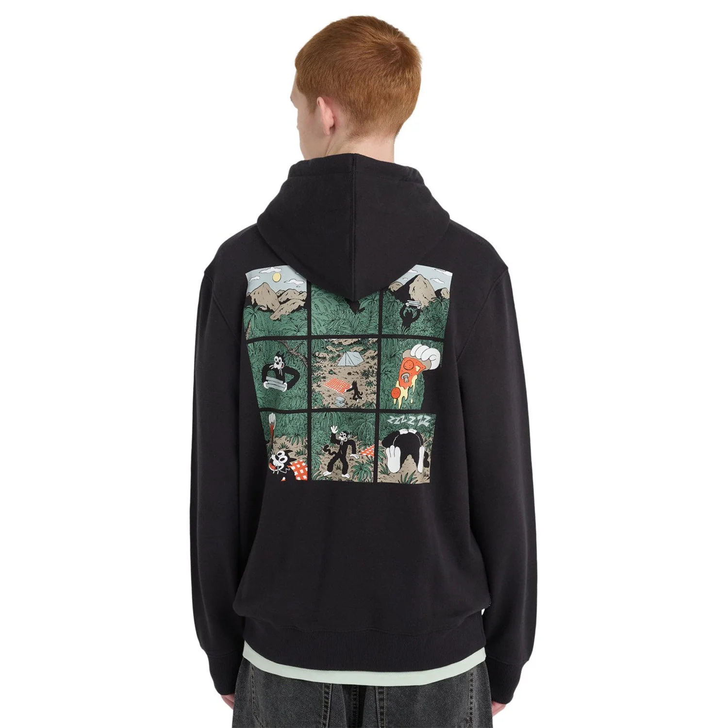 Element Picnic Hoodie Off Black - Image 2
