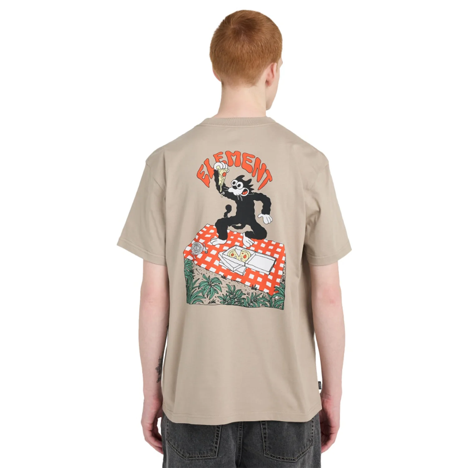 Element Pizza T-Shirt Aluminum - Image 2