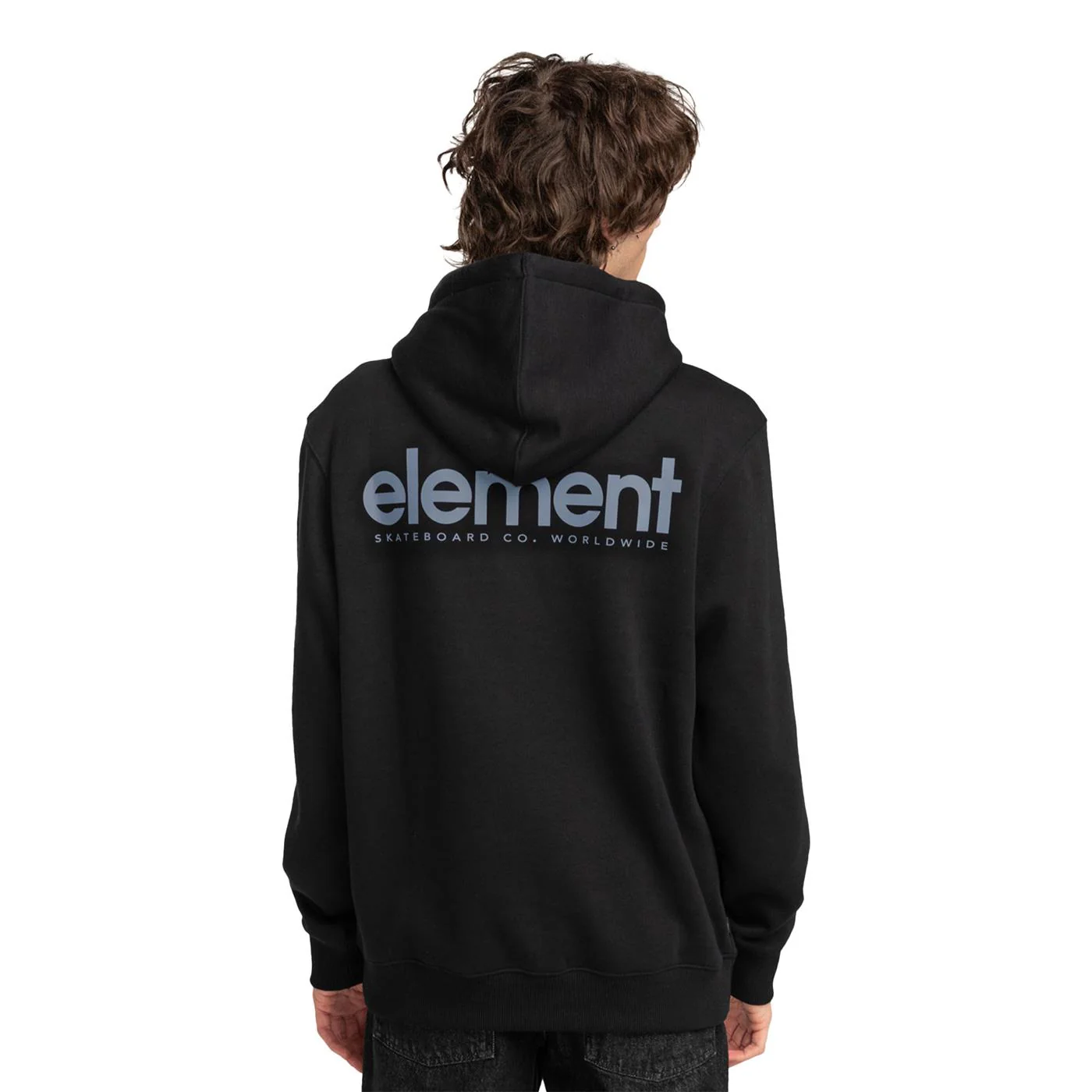 Element Simple Logo Hoodie Flint Black - Image 2