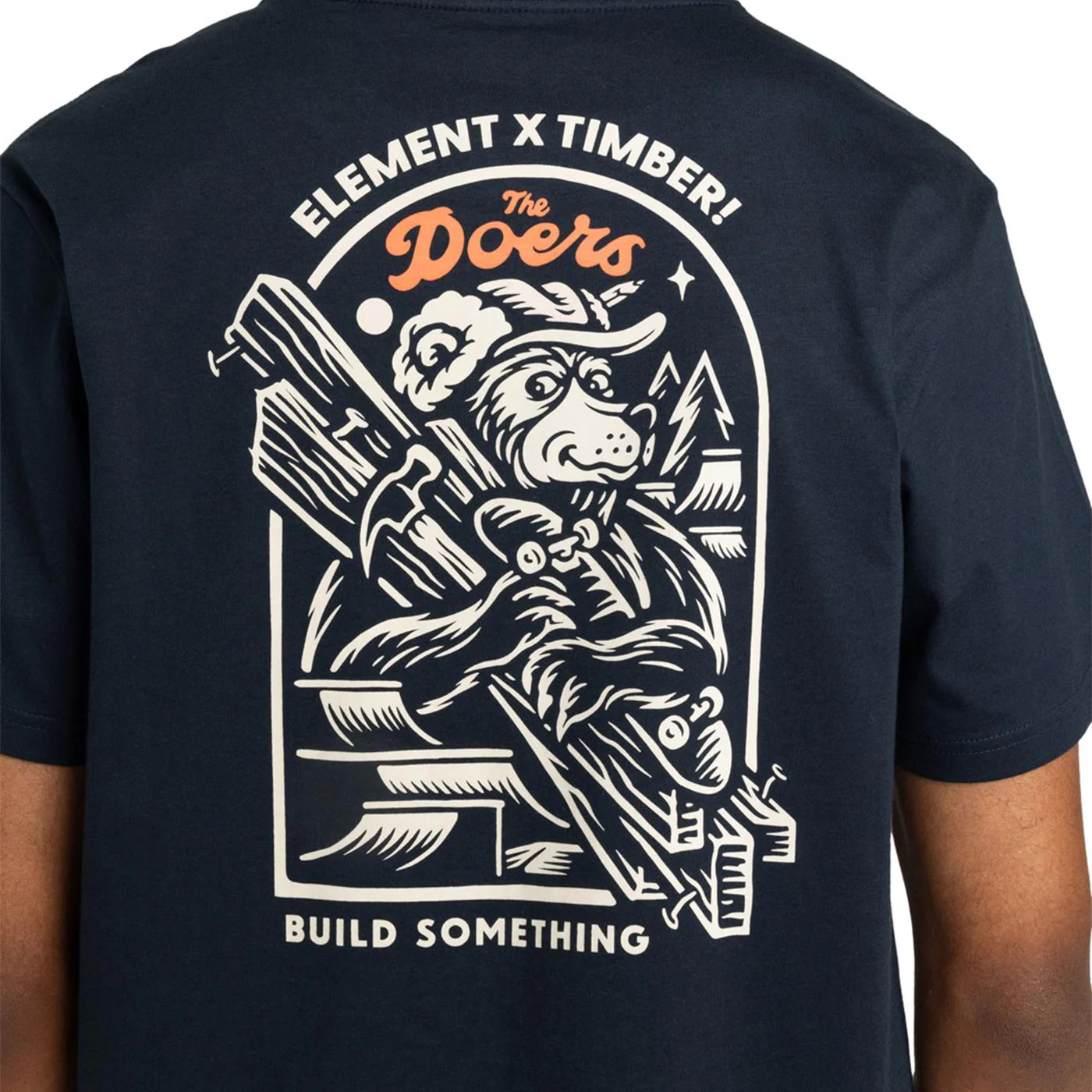 Element Timber Carry T-Shirt Eclipse Navy - Image 3