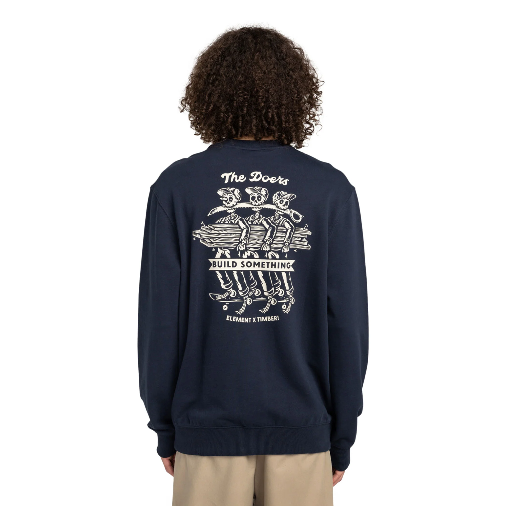 Element Timber Skeleton Gang Crew Eclipse Navy