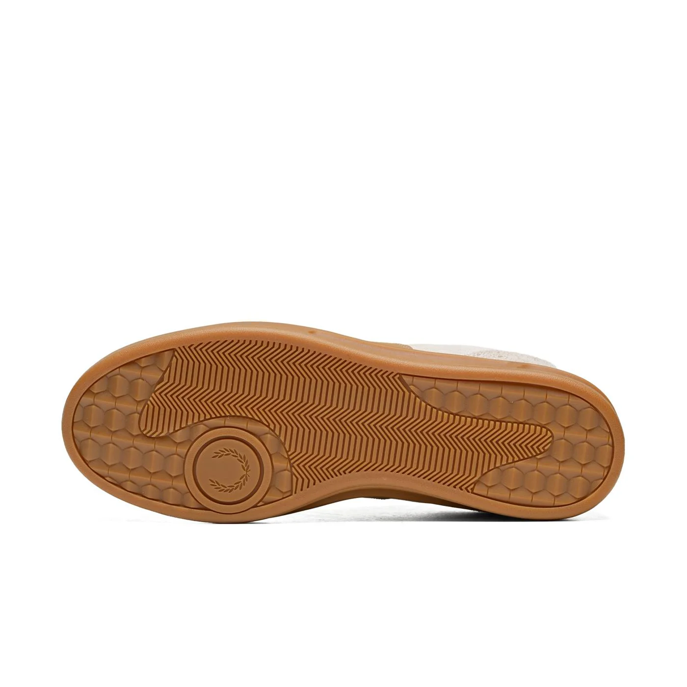 Fred Perry B4 Suede Ecru/Snow White - Image 6