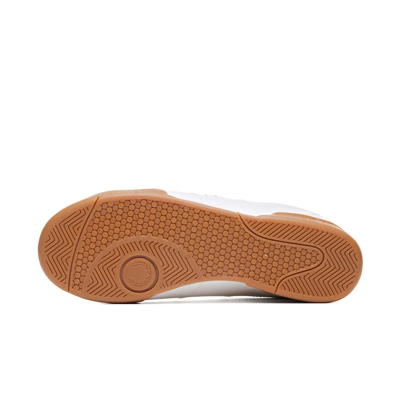 Fred Perry B722 Leather Snow White/Field Green - Image 6