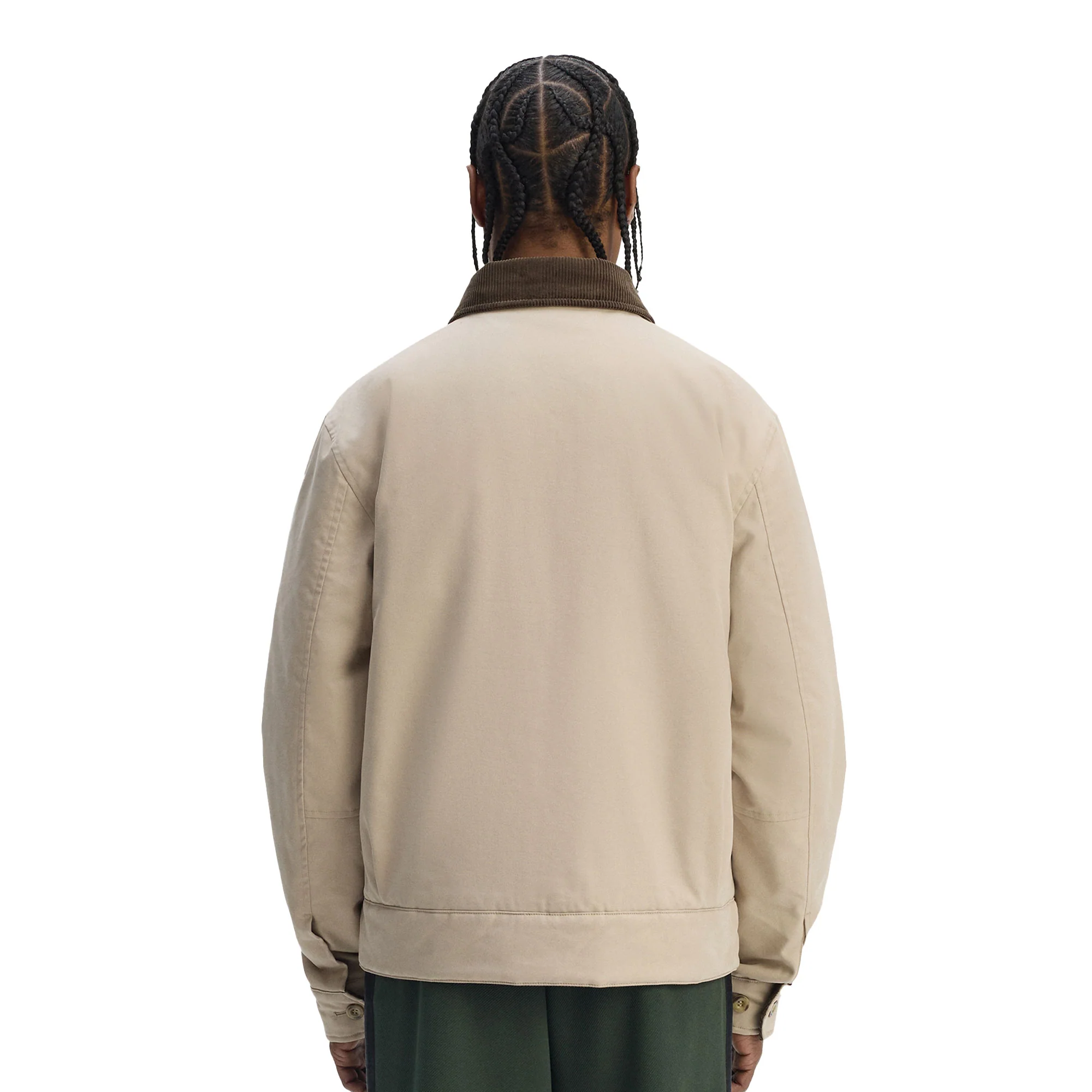 Fred Perry Cotton Caban Jacket Warm Oat - Image 2